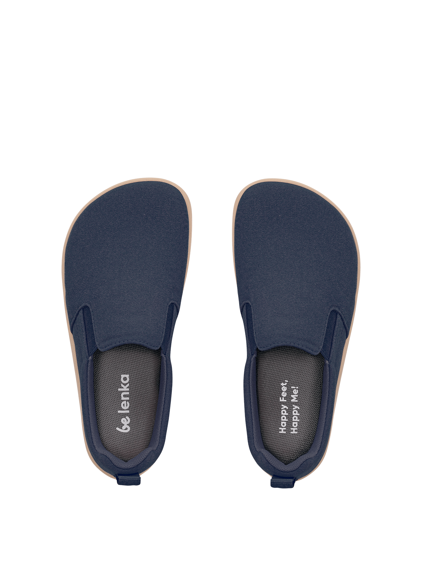 Kids barefoot Slip - on shoes Be Lenka Aura Preschool - Navy - Barefoot Shoe Store