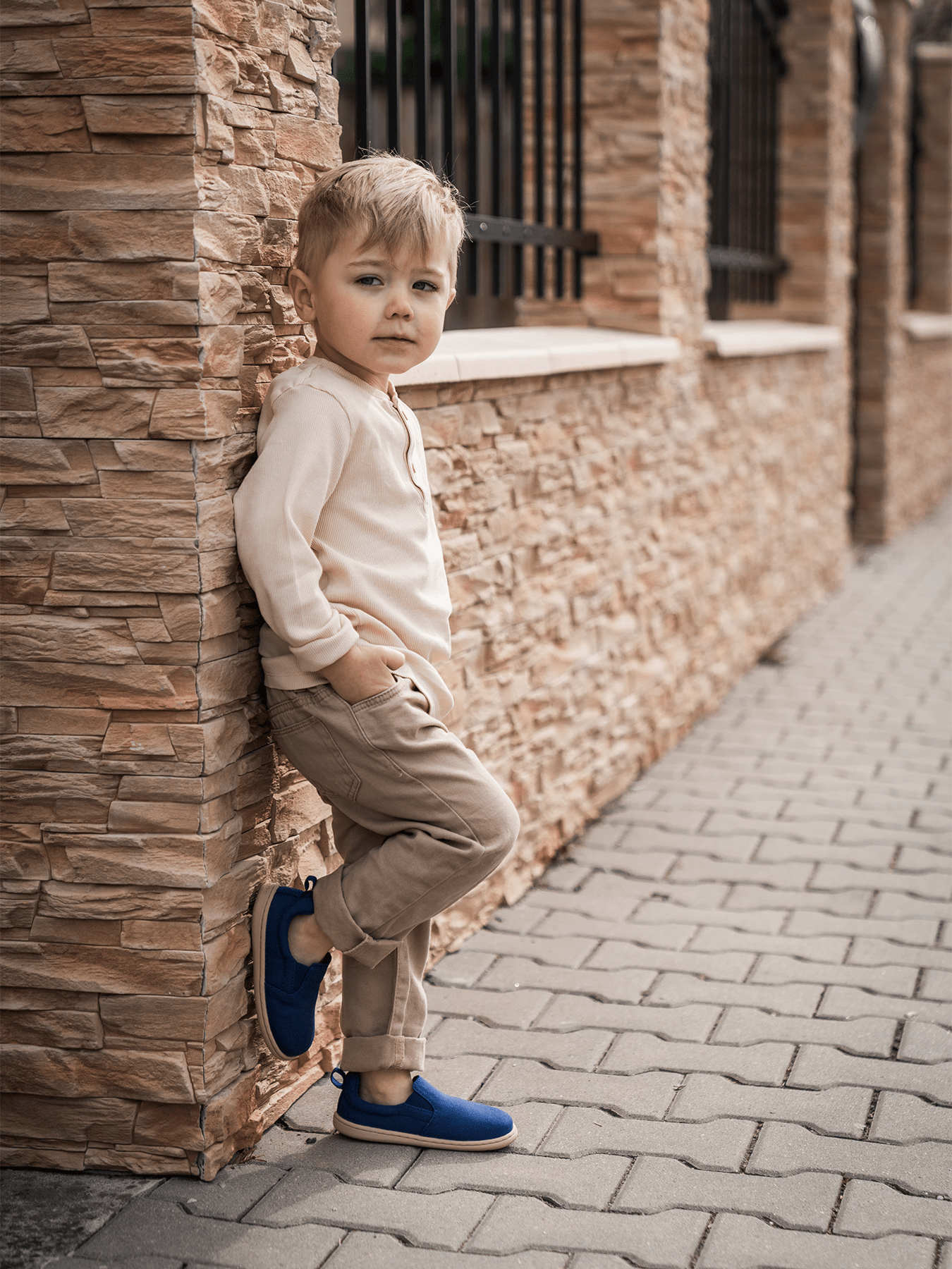 Kids barefoot Slip - on shoes Be Lenka Aura Preschool - Navy - Barefoot Shoe Store