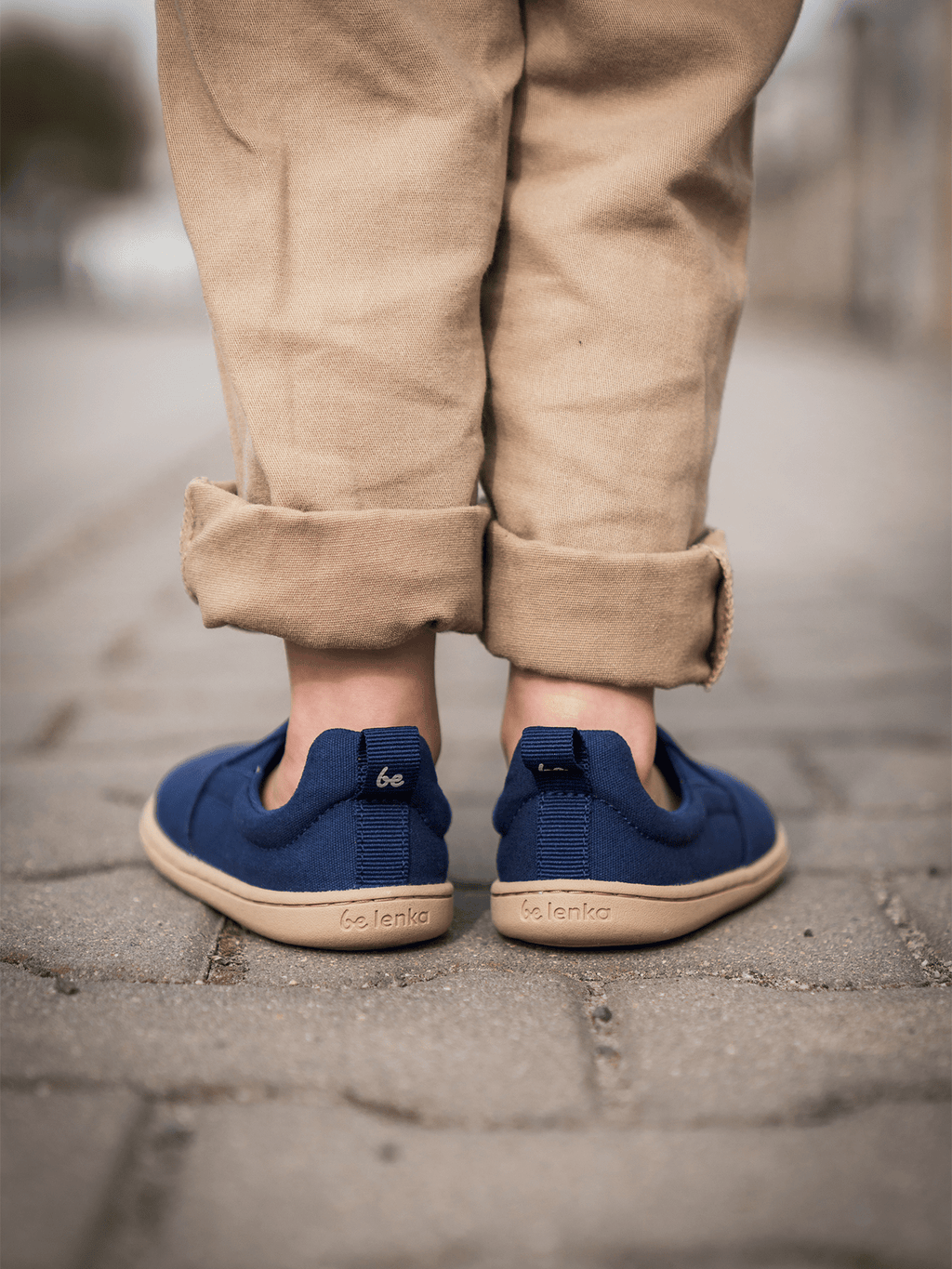 Kids barefoot Slip - on shoes Be Lenka Aura Preschool - Navy - Barefoot Shoe Store