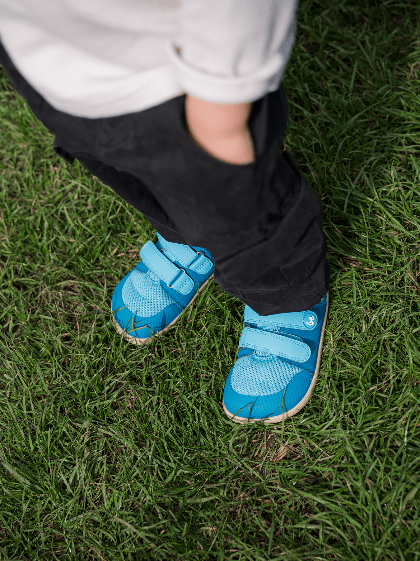 Kids barefoot sneakers Be Lenka Bounty Junior - Aqua - Barefoot Shoe Store