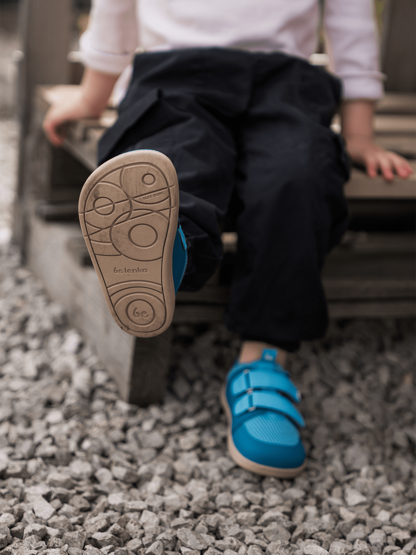 Kids barefoot sneakers Be Lenka Bounty Junior - Aqua - Barefoot Shoe Store