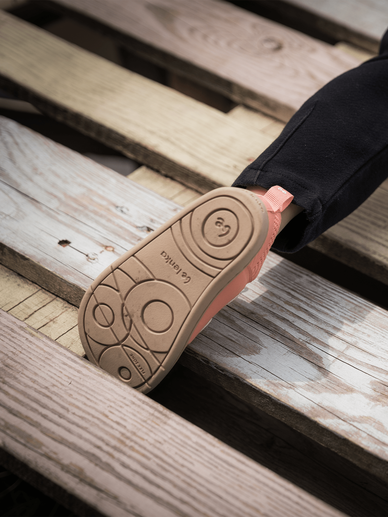 Kids barefoot sneakers Be Lenka Bounty Junior - Coral Pink - Barefoot Shoe Store