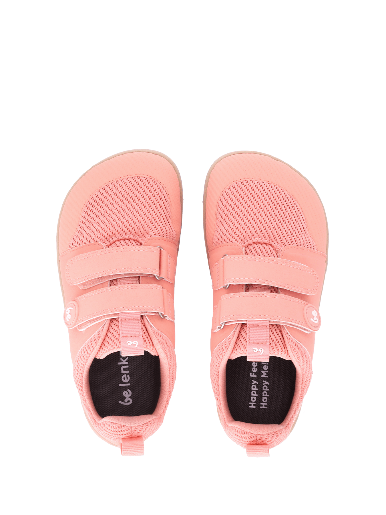 Kids barefoot sneakers Be Lenka Bounty Junior - Coral Pink - Barefoot Shoe Store
