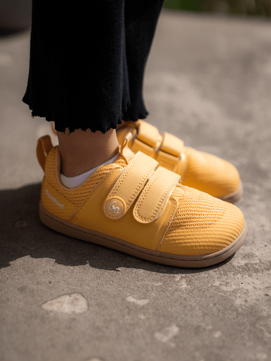 Kids barefoot sneakers Be Lenka Bounty Junior - Yellow - Barefoot Shoe Store