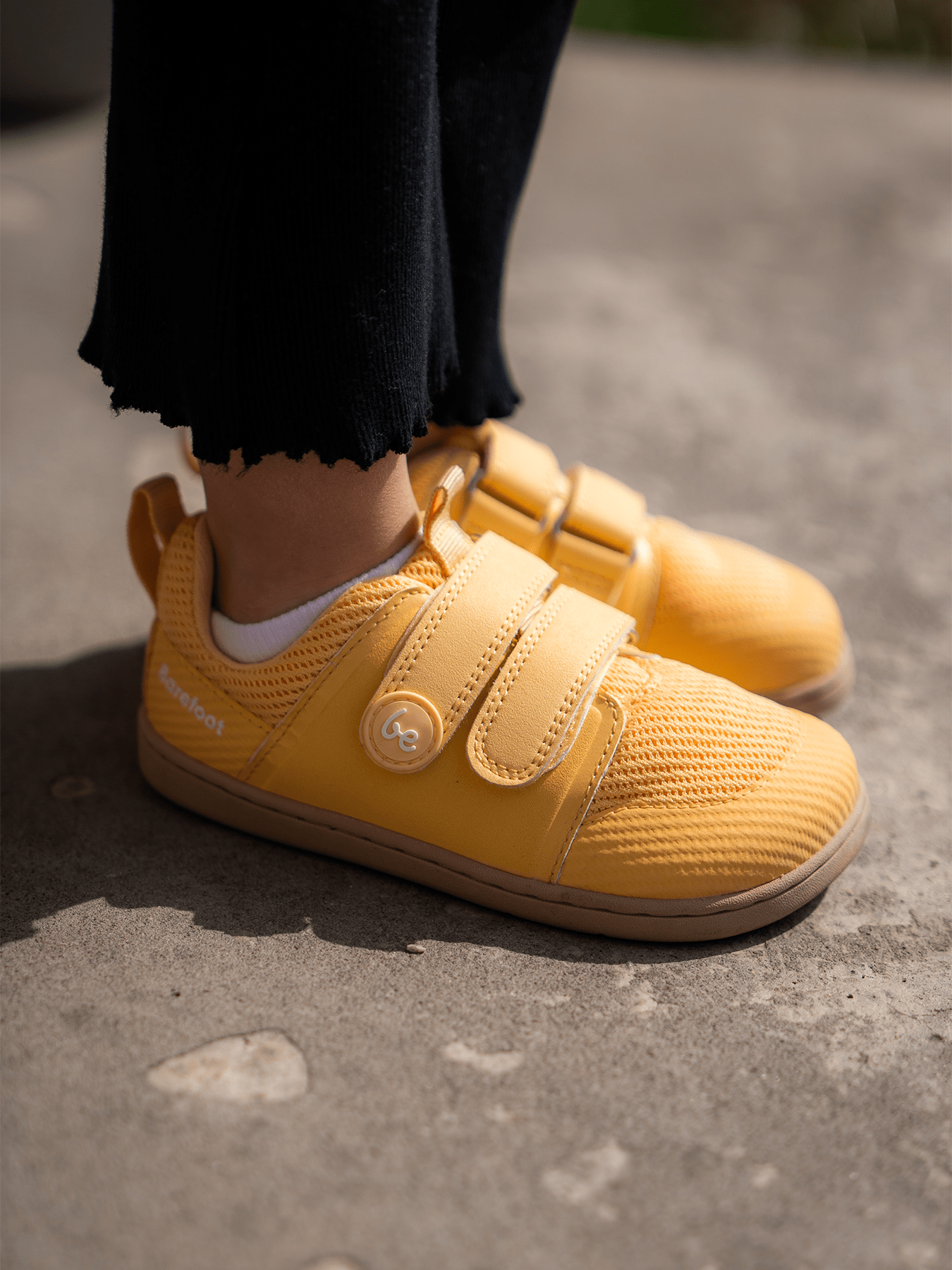 Kids barefoot sneakers Be Lenka Bounty Junior - Yellow - Barefoot Shoe Store