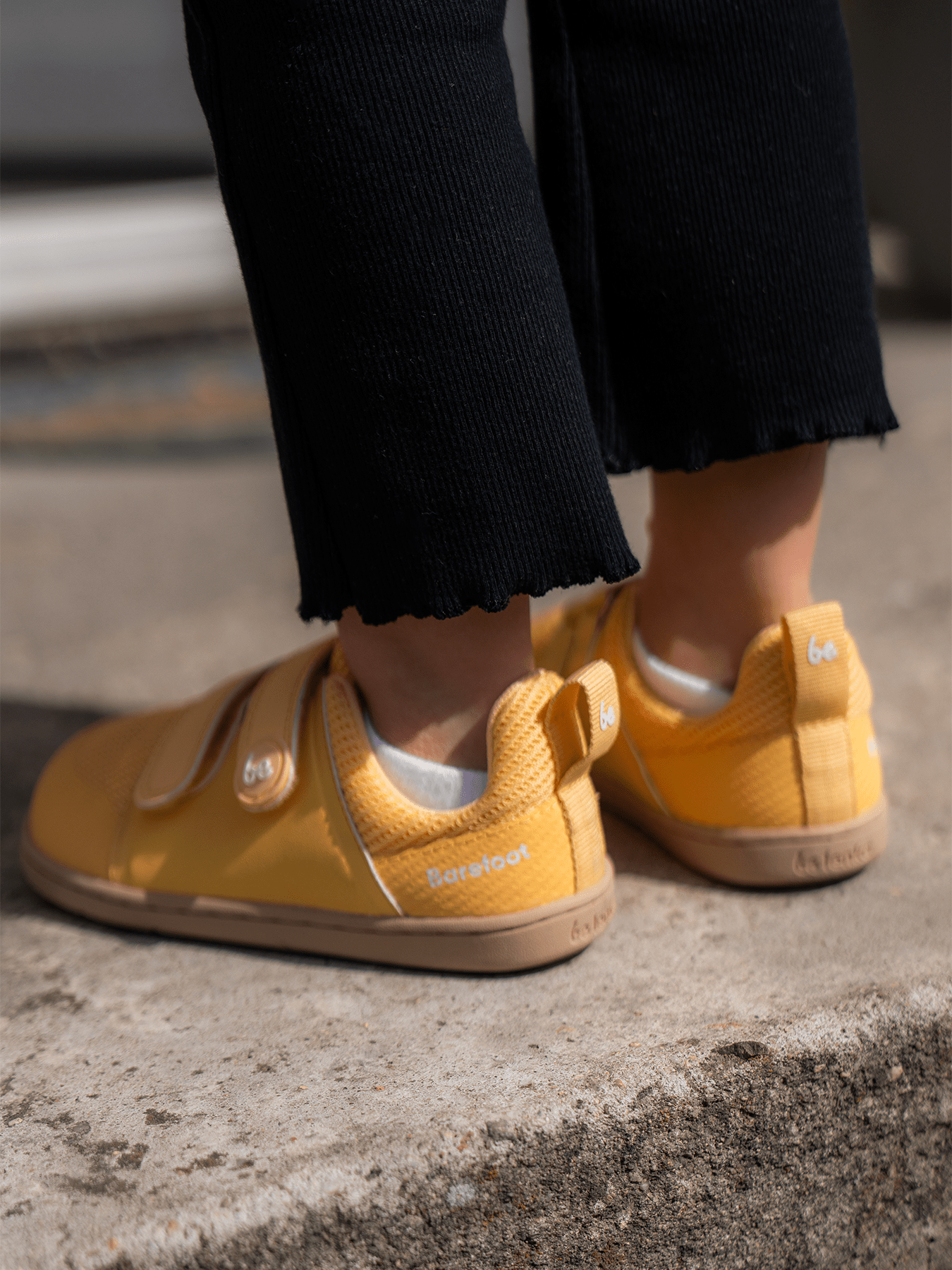 Kids barefoot sneakers Be Lenka Bounty Junior - Yellow - Barefoot Shoe Store