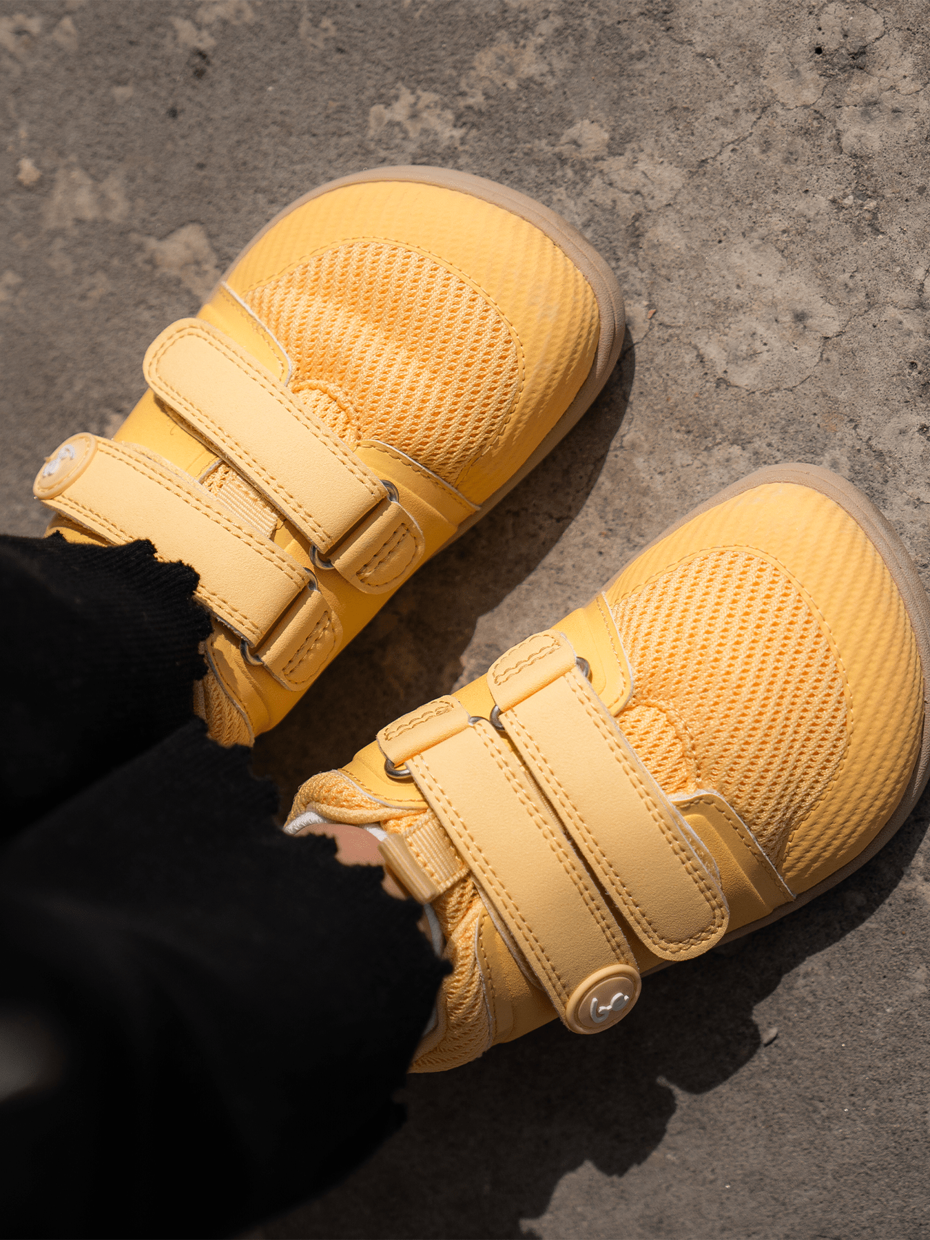 Kids barefoot sneakers Be Lenka Bounty Junior - Yellow - Barefoot Shoe Store