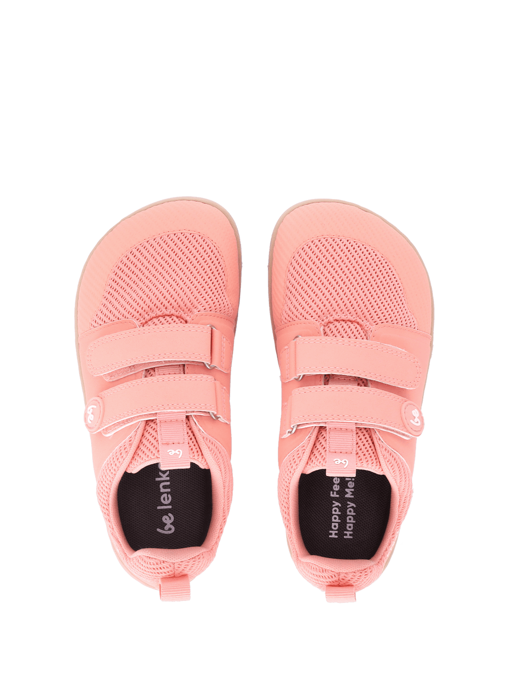 Kids barefoot sneakers Be Lenka Bounty Kids - Coral Pink - Barefoot Shoe Store