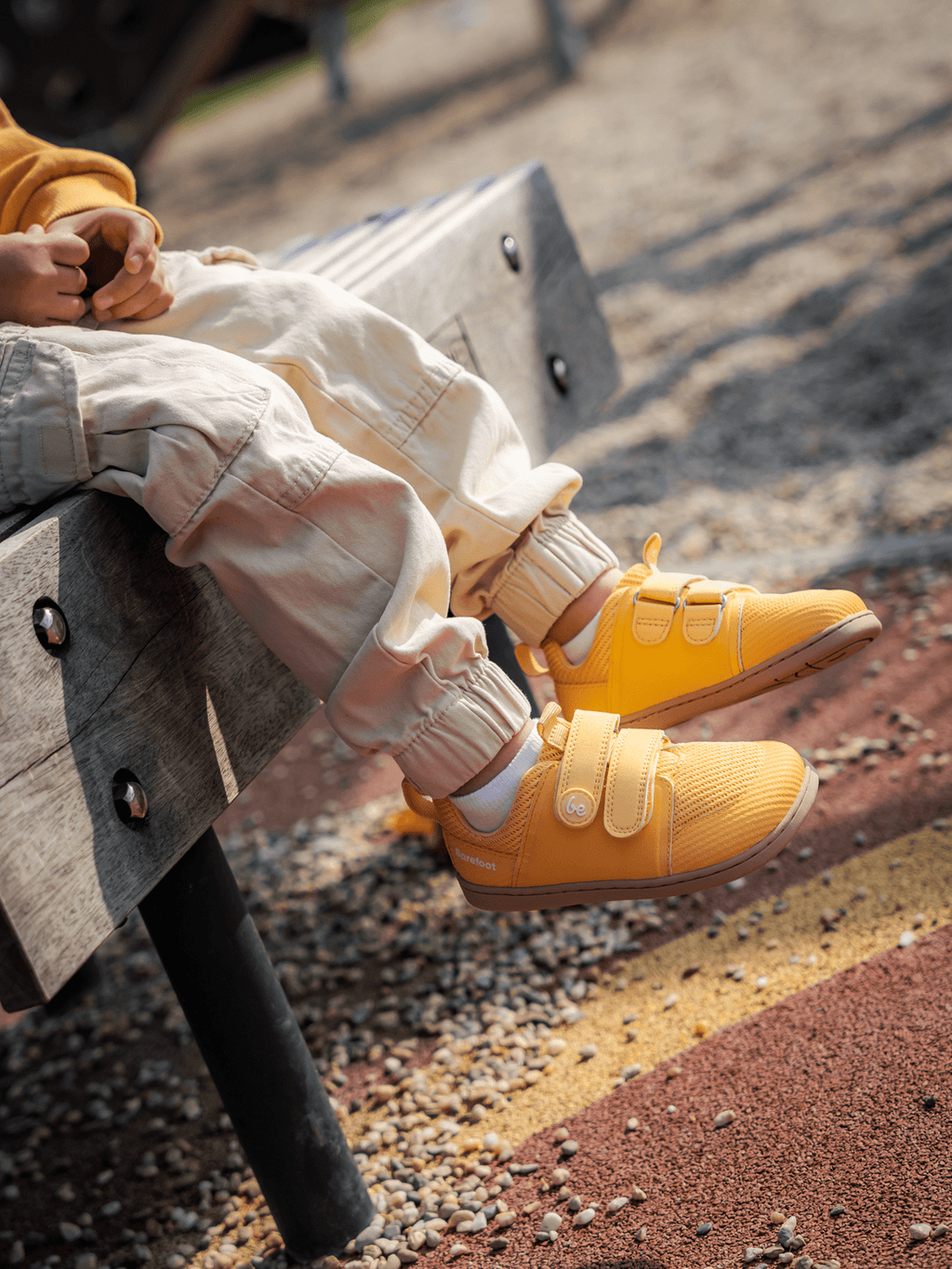 Kids barefoot sneakers Be Lenka Bounty Kids - Yellow - Barefoot Shoe Store