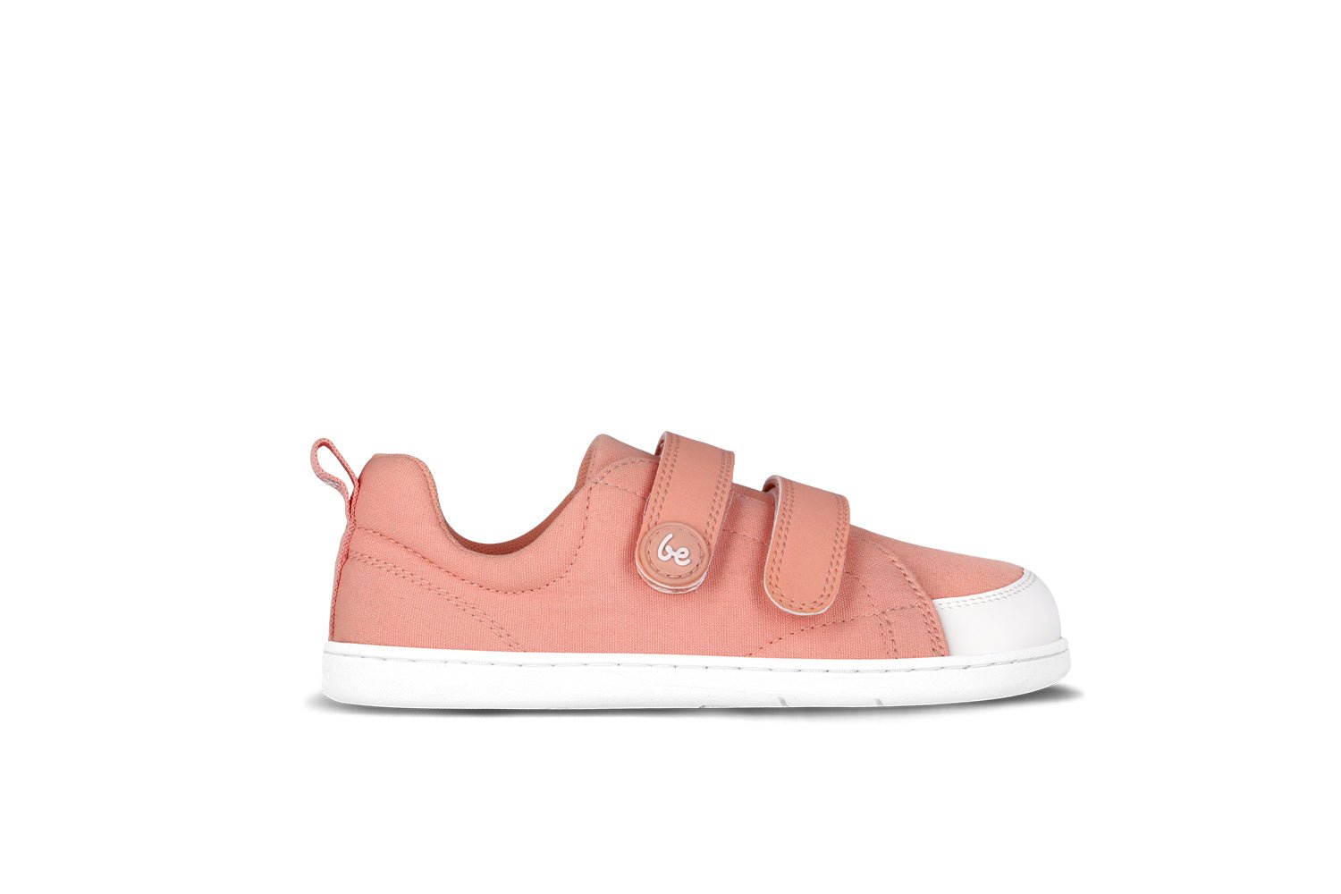 Kids barefoot sneakers Be Lenka Canvi Kids - Coral Pink - Barefoot Shoe Store