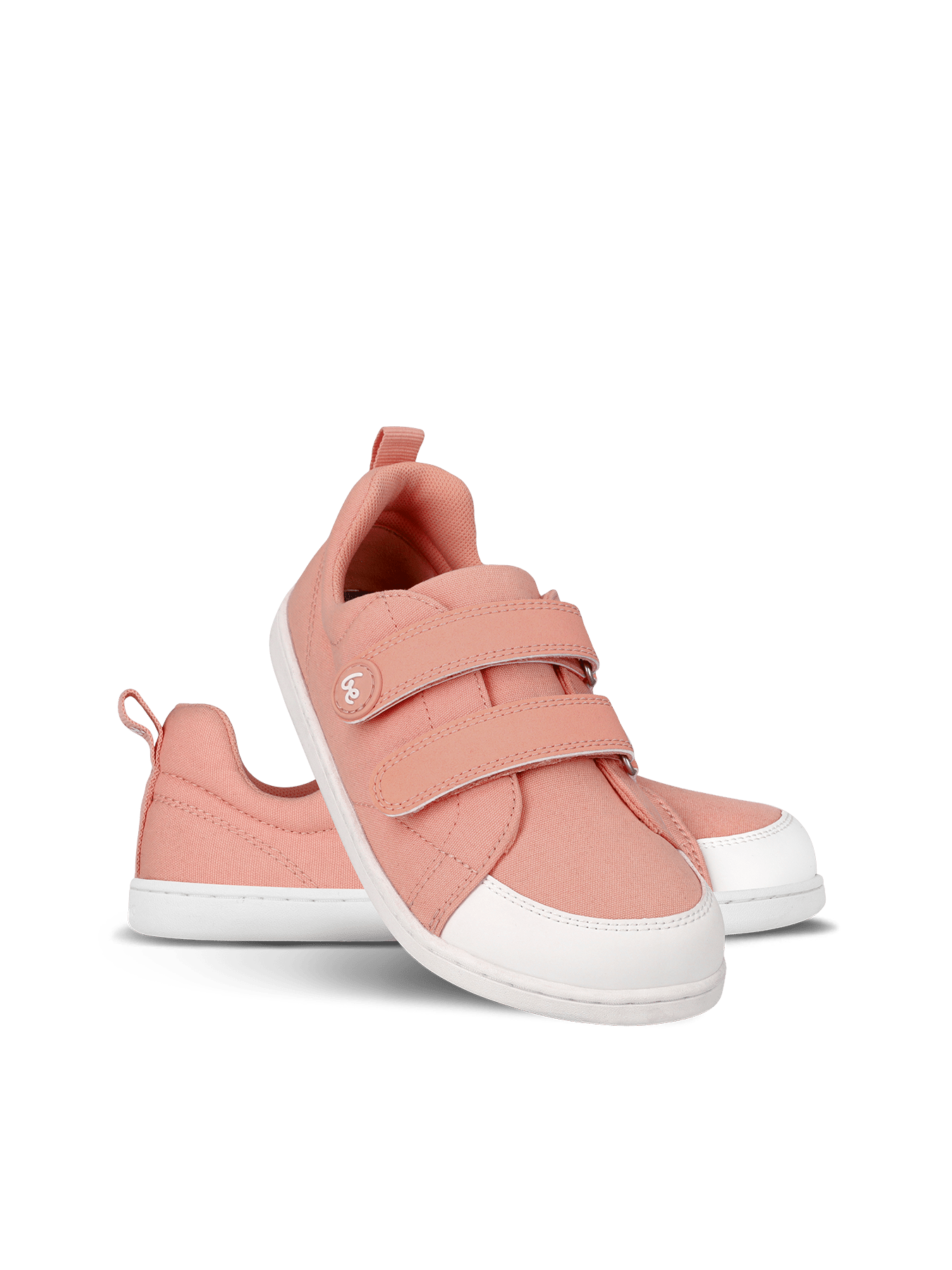 Kids barefoot sneakers Be Lenka Canvi Kids - Coral Pink - Barefoot Shoe Store