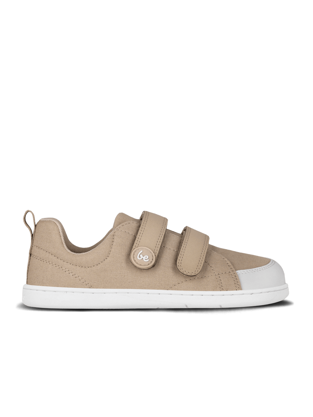 Kids barefoot sneakers Be Lenka Canvi Kids - Light Brown - Barefoot Shoe Store