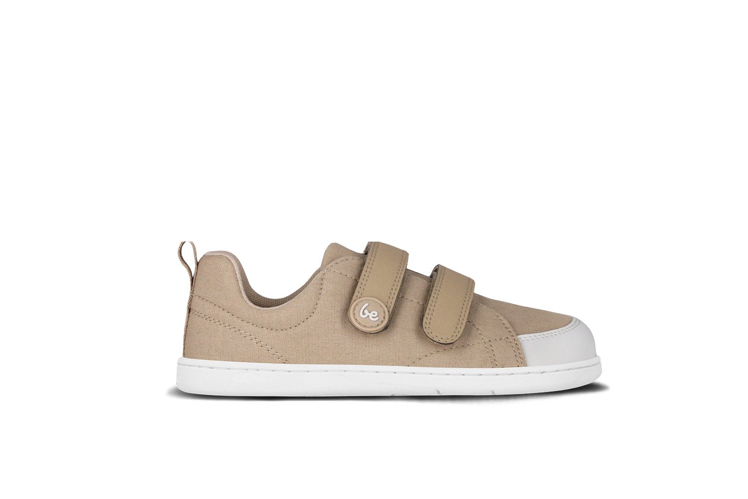 Kids barefoot sneakers Be Lenka Canvi Preschool - Light Brown - Barefoot Shoe Store