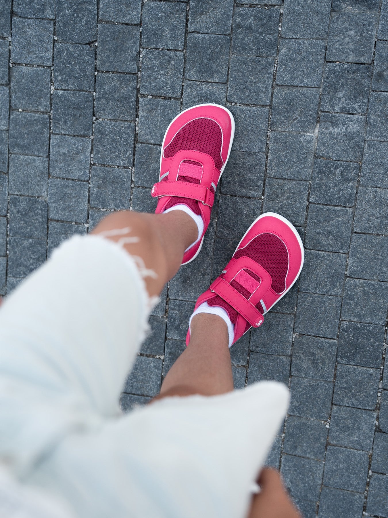 Kids Barefoot Sneakers Be Lenka Glade Preschool - Dark Pink - Barefoot Shoe Store