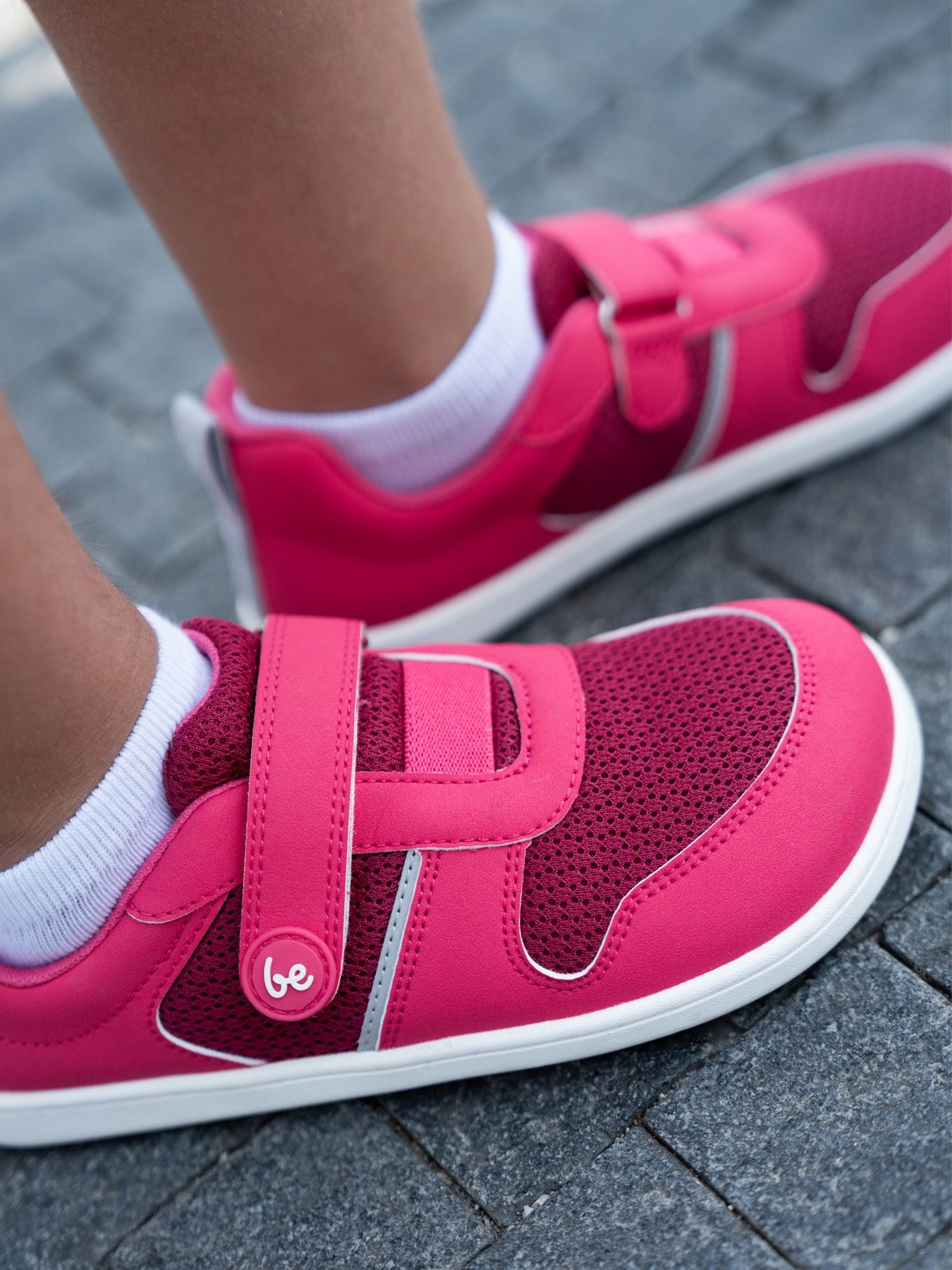 Kids Barefoot Sneakers Be Lenka Glade Preschool - Dark Pink - Barefoot Shoe Store
