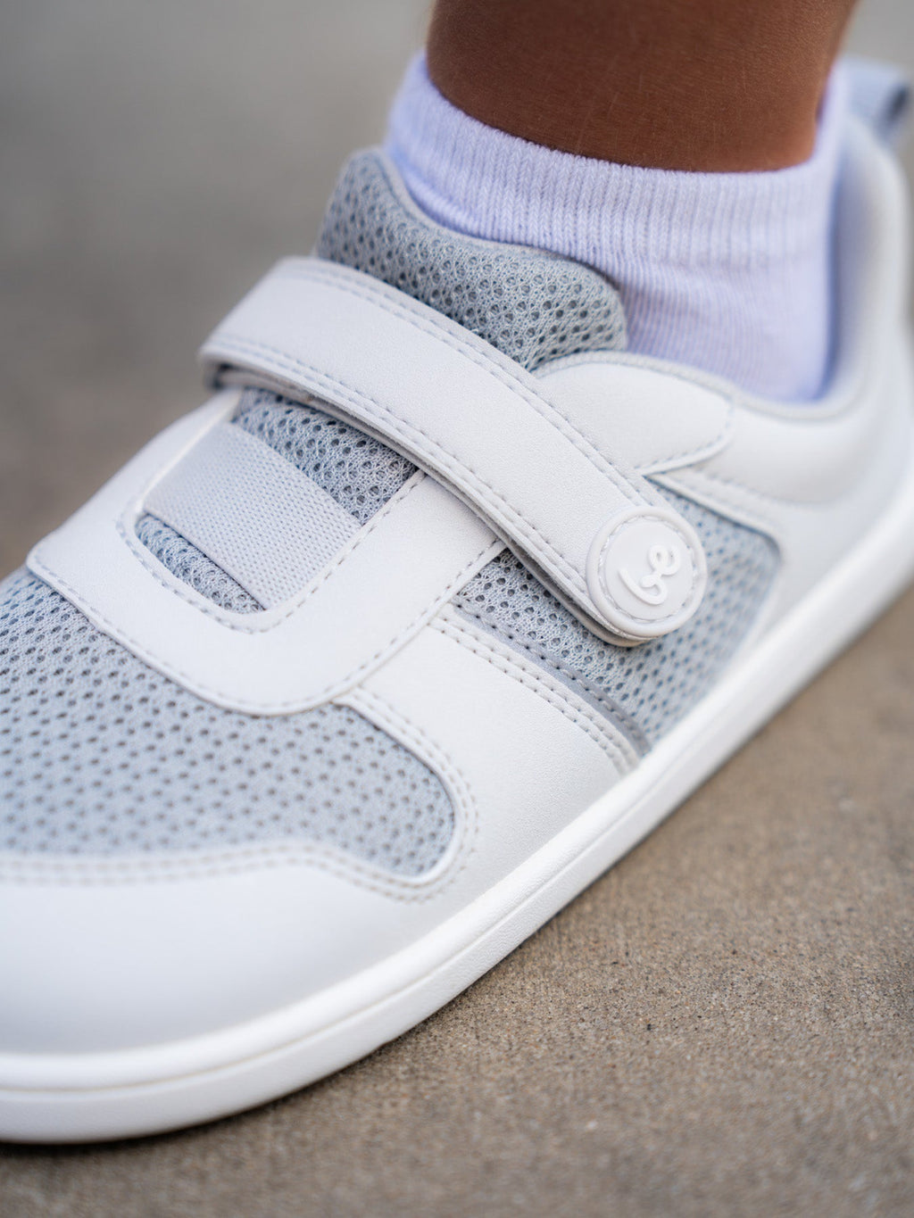 Kids Barefoot Sneakers Be Lenka Glade Preschool - Light Grey - Barefoot Shoe Store