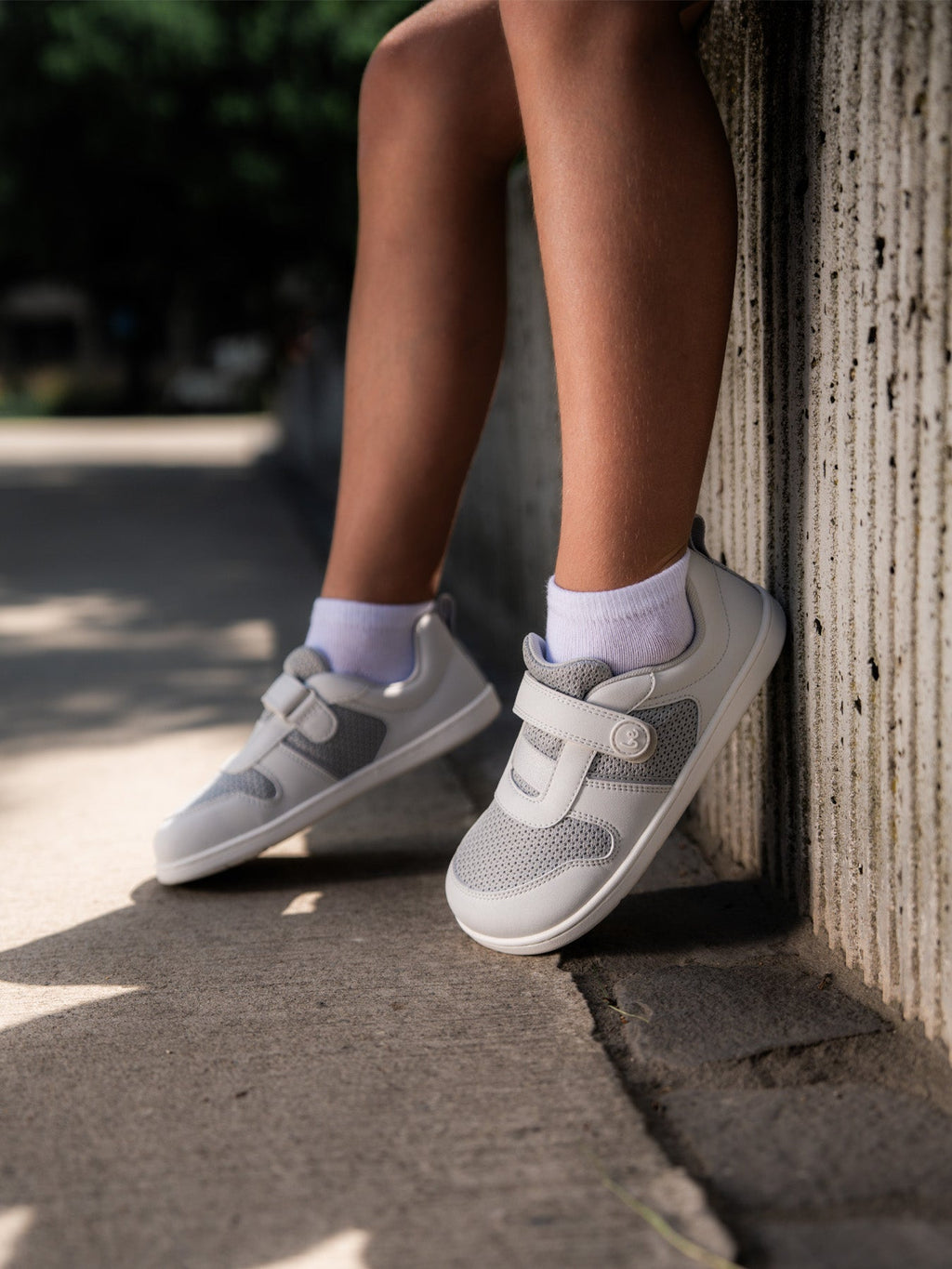 Kids Barefoot Sneakers Be Lenka Glade Preschool - Light Grey - Barefoot Shoe Store