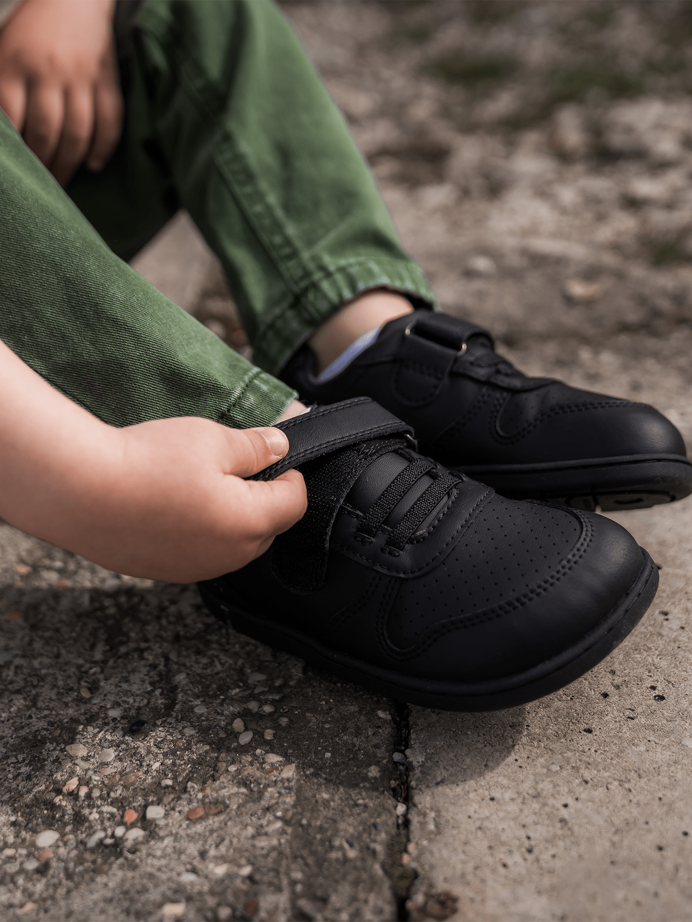 Kids barefoot sneakers Be Lenka Scoot Kids - All Black - Barefoot Shoe Store