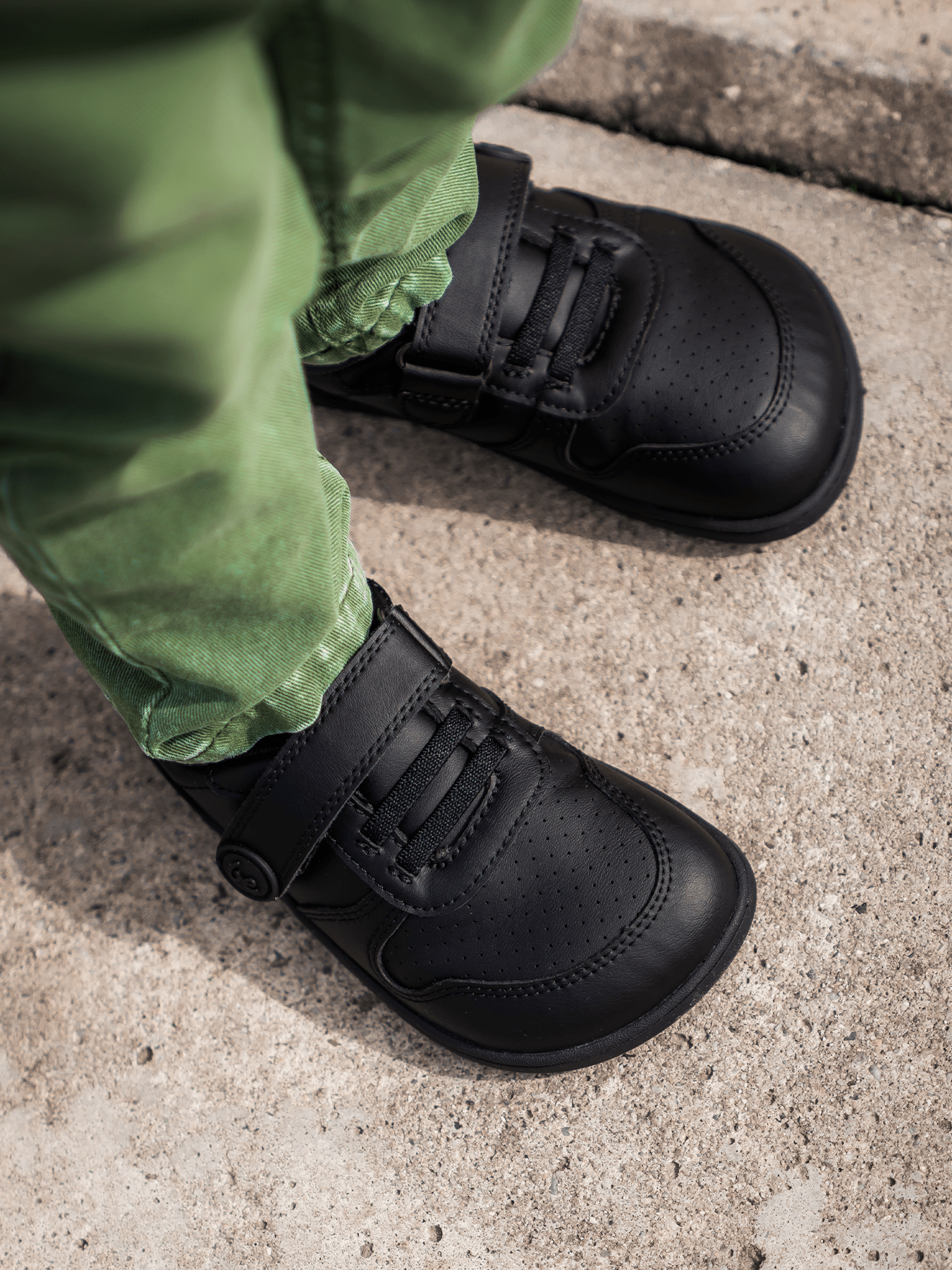 Kids barefoot sneakers Be Lenka Scoot Kids - All Black - Barefoot Shoe Store