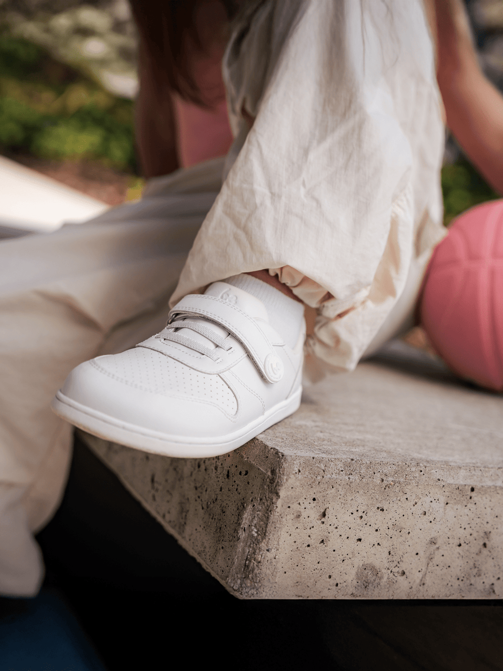 Kids barefoot sneakers Be Lenka Scoot Kids - All White - Barefoot Shoe Store