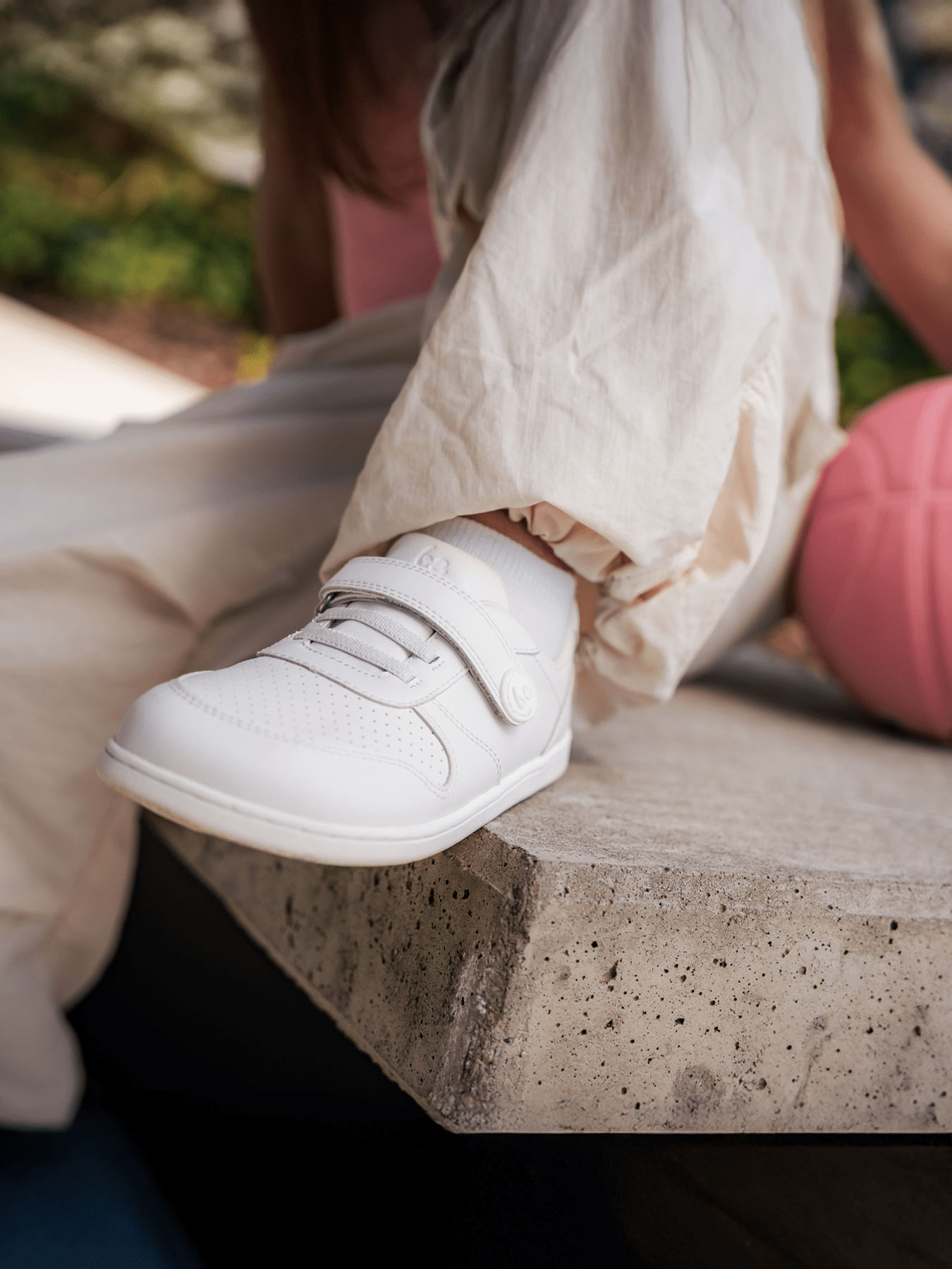 Kids barefoot sneakers Be Lenka Scoot Kids - All White - Barefoot Shoe Store