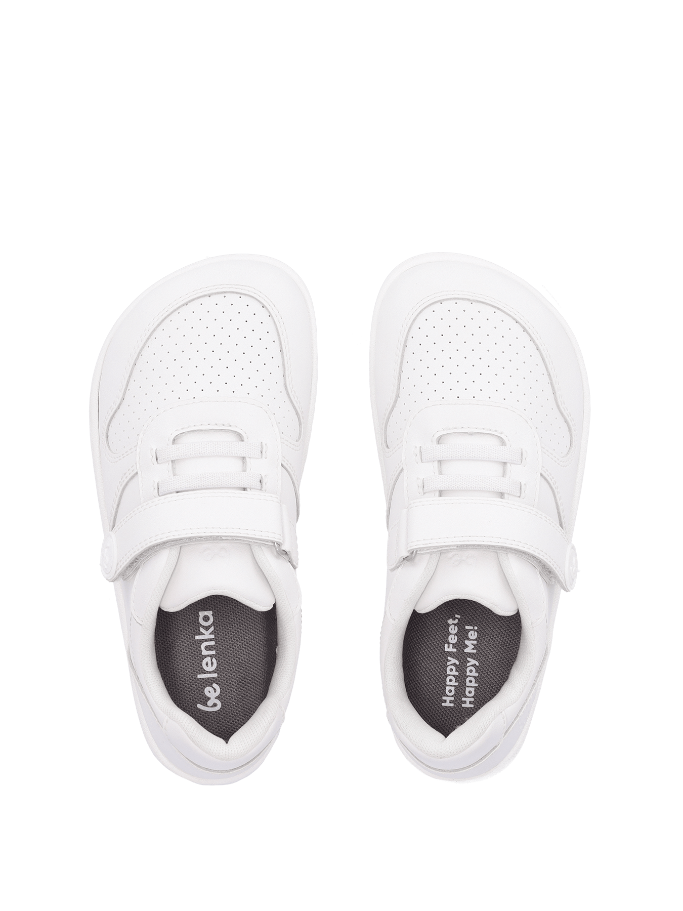 Kids barefoot sneakers Be Lenka Scoot Kids - All White - Barefoot Shoe Store