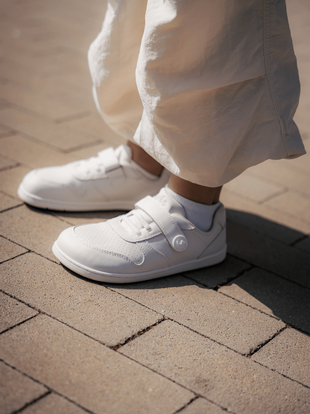 Kids barefoot sneakers Be Lenka Scoot Kids - All White - Barefoot Shoe Store
