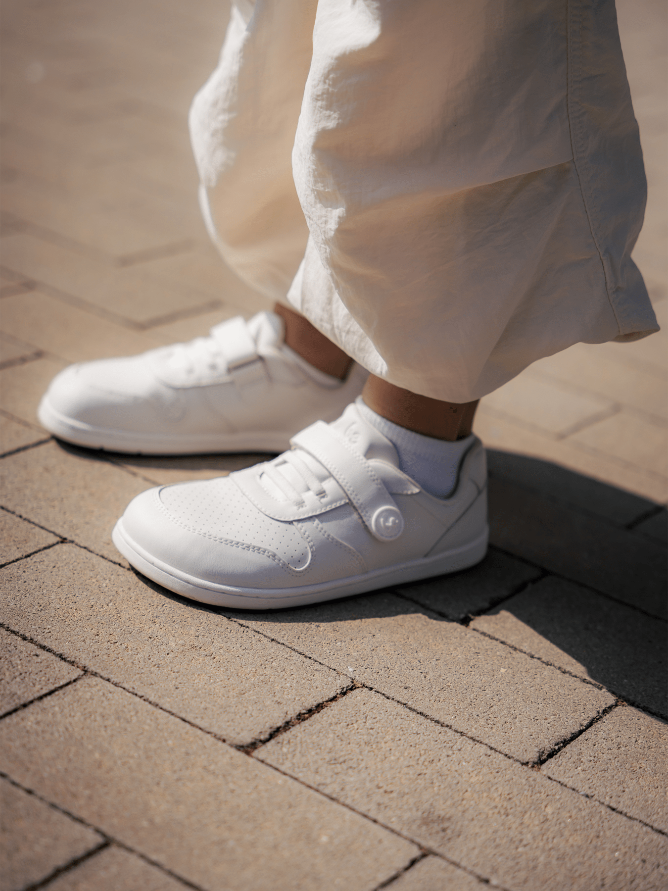 Kids barefoot sneakers Be Lenka Scoot Kids - All White - Barefoot Shoe Store