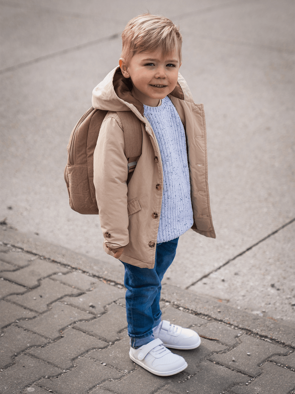 Kids barefoot sneakers Be Lenka Scoot Kids - All White - Barefoot Shoe Store