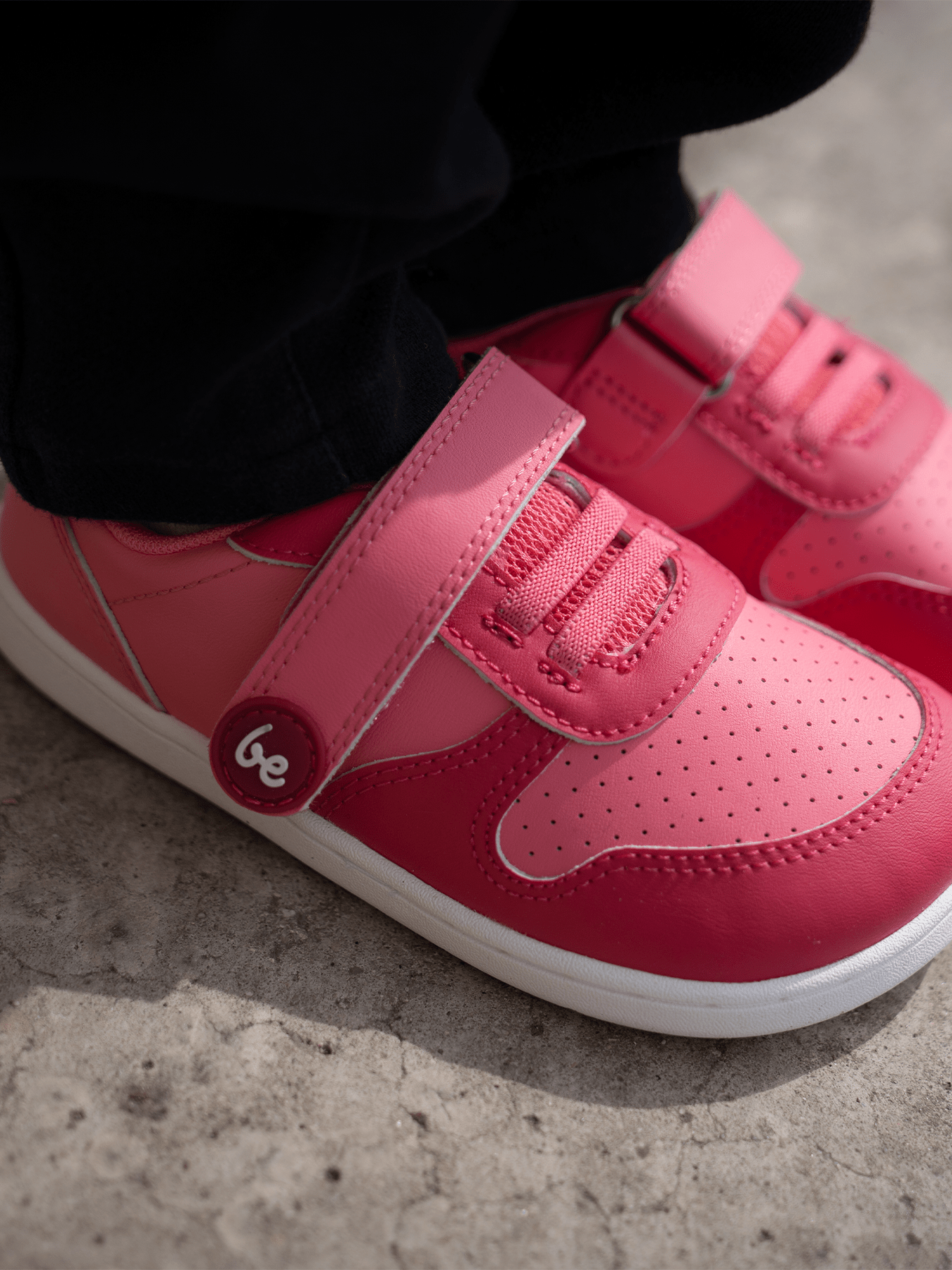Kids barefoot sneakers Be Lenka Scoot Kids - Light & Dark Pink - Barefoot Shoe Store