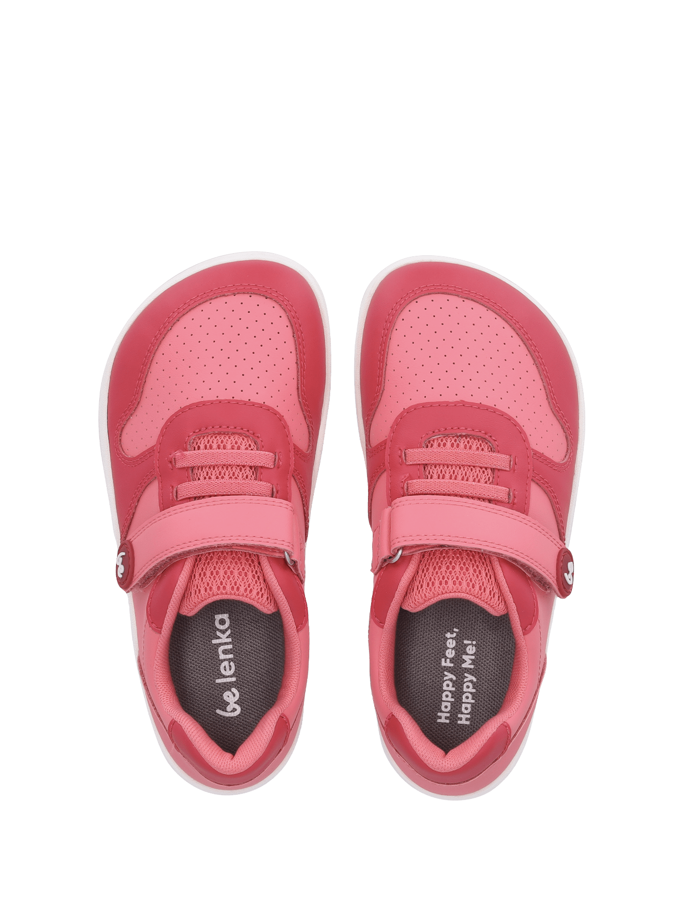 Kids barefoot sneakers Be Lenka Scoot Kids - Light & Dark Pink - Barefoot Shoe Store