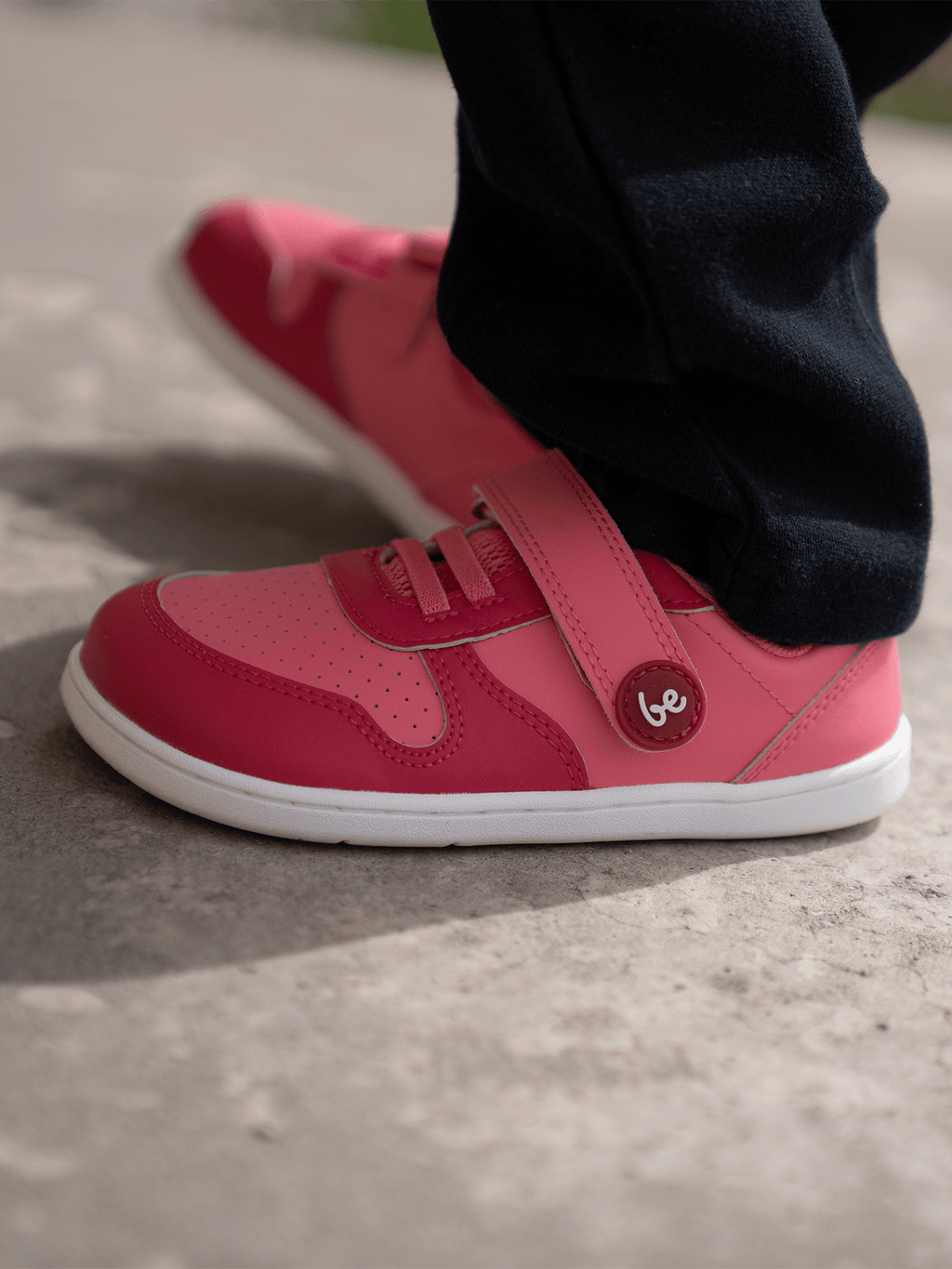 Kids barefoot sneakers Be Lenka Scoot Kids - Light & Dark Pink - Barefoot Shoe Store