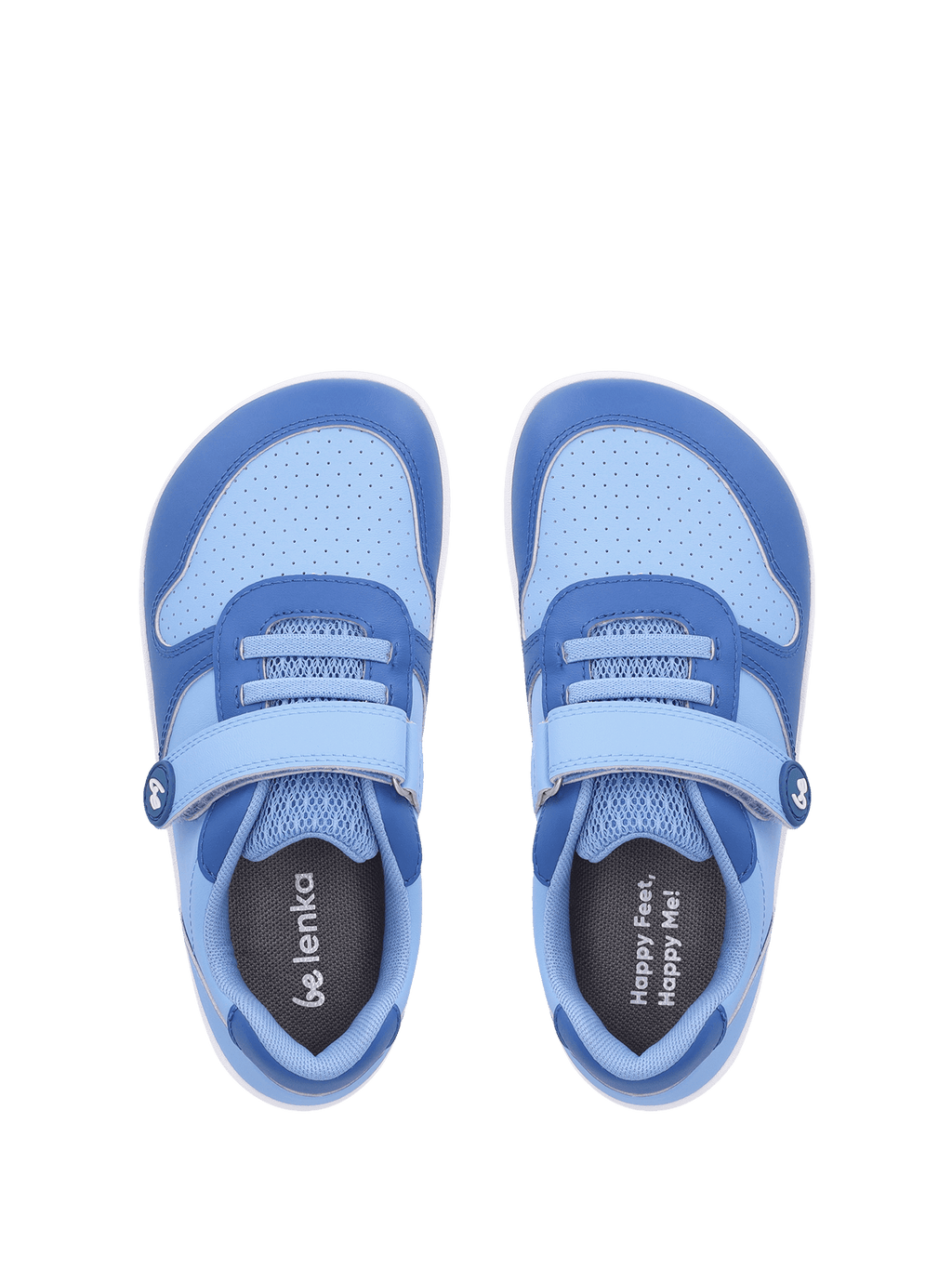 Kids barefoot sneakers Be Lenka Scoot Kids - Light & Royale Blue - Barefoot Shoe Store