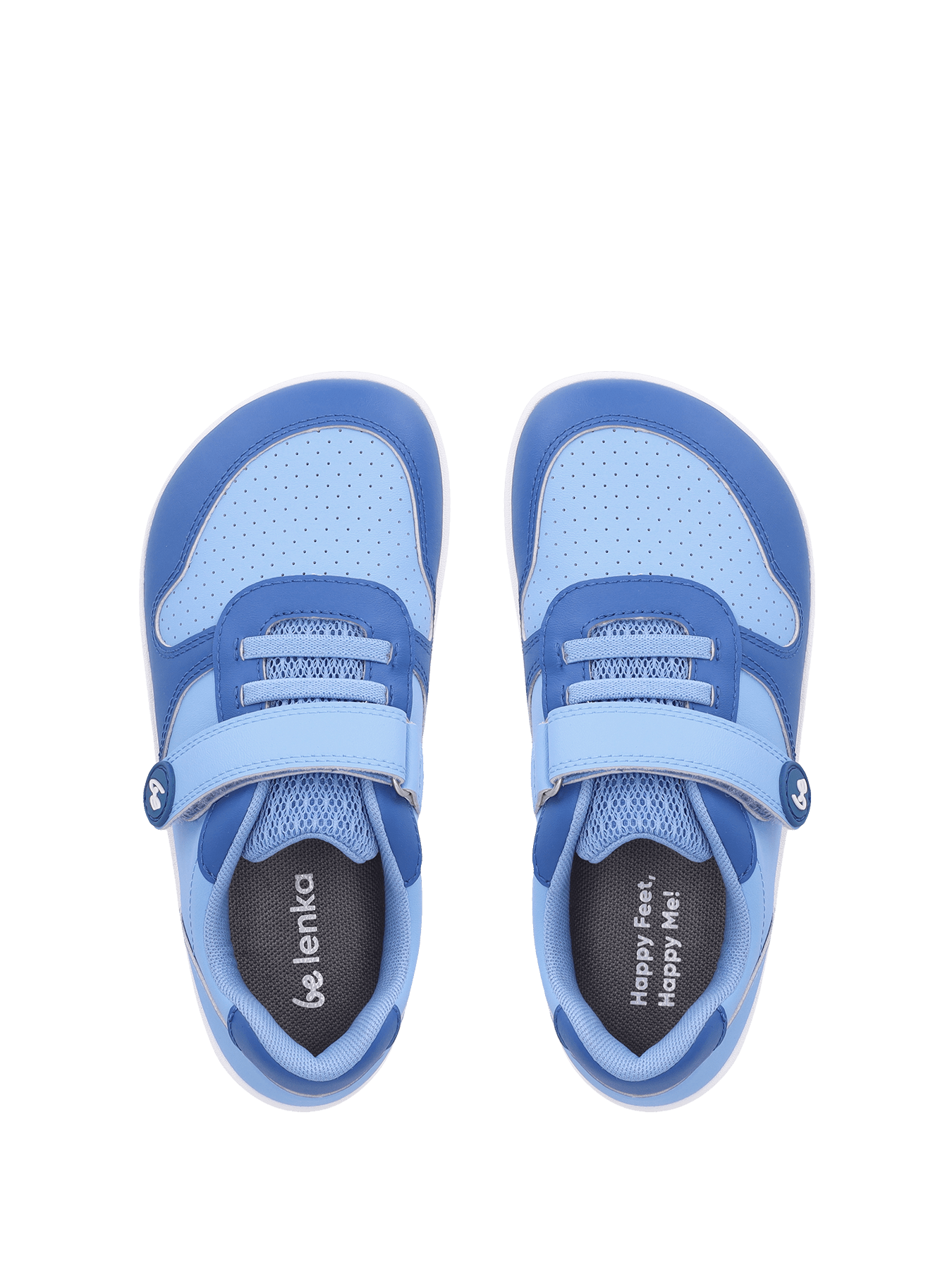 Kids barefoot sneakers Be Lenka Scoot Kids - Light & Royale Blue - Barefoot Shoe Store