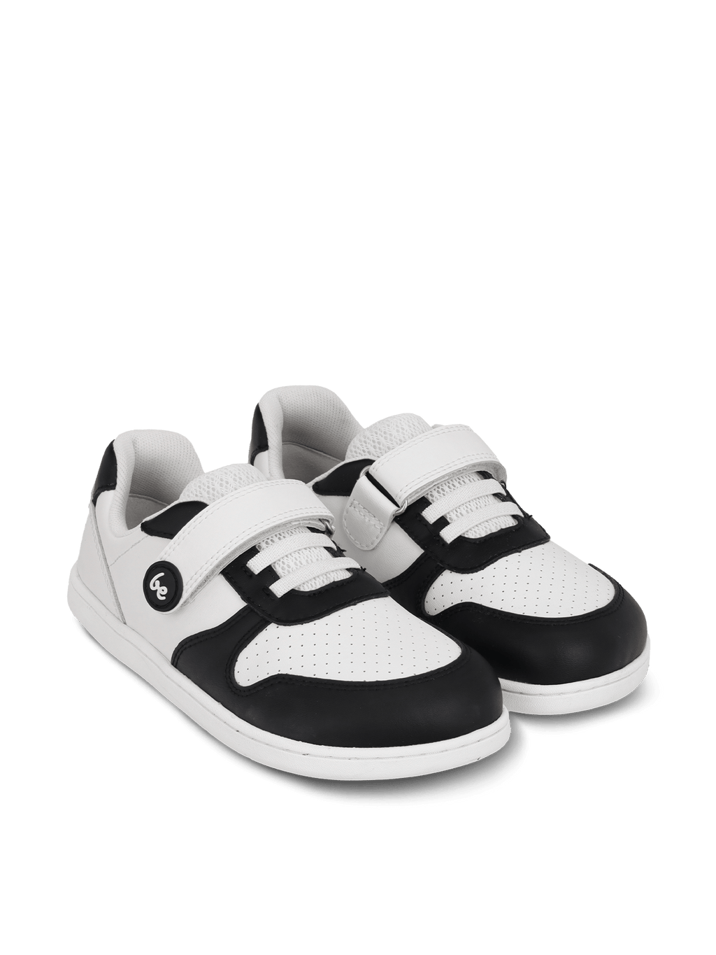 Kids barefoot sneakers Be Lenka Scoot Kids - White & Black - Barefoot Shoe Store