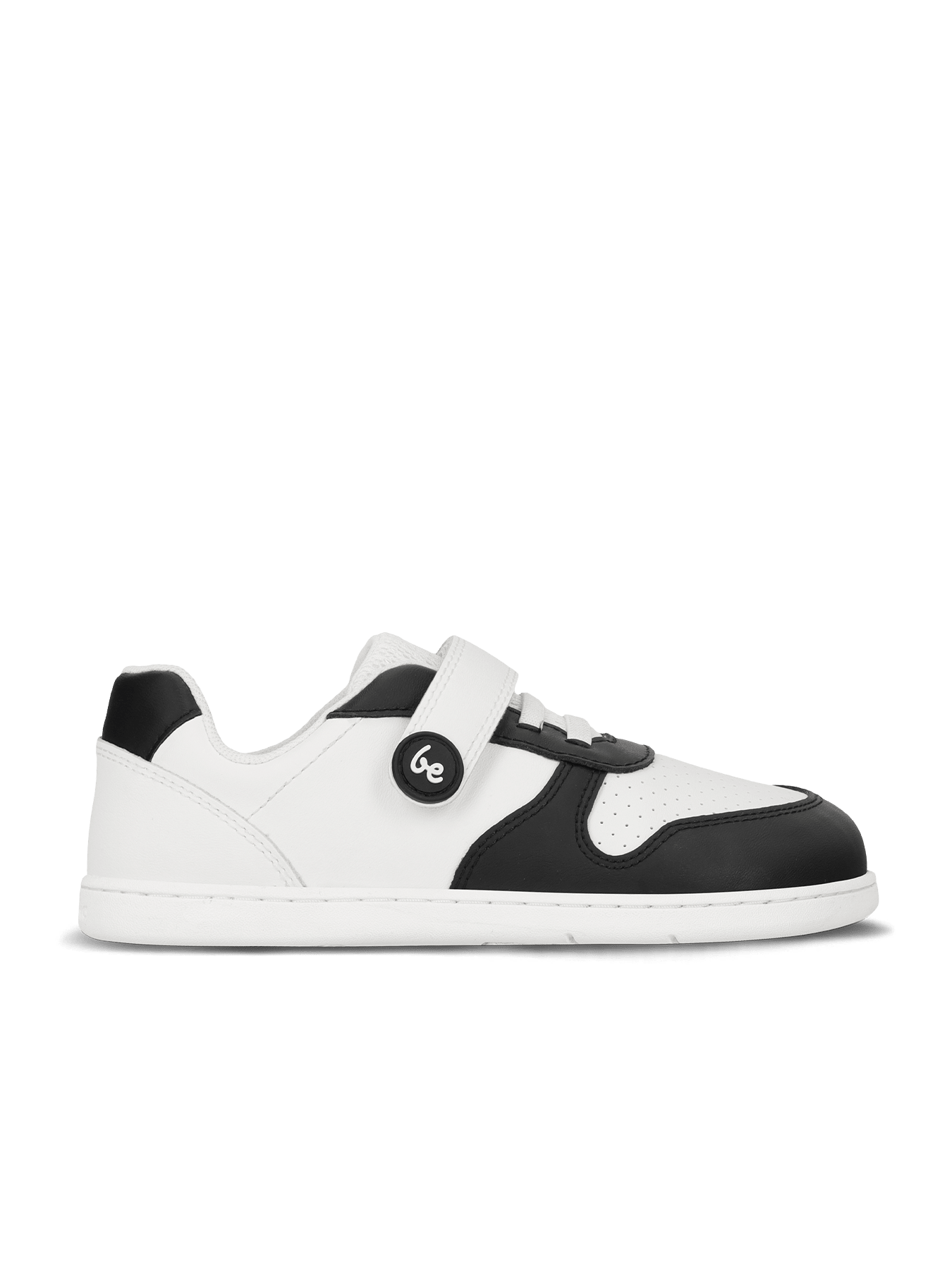 Kids barefoot sneakers Be Lenka Scoot Kids - White & Black - Barefoot Shoe Store