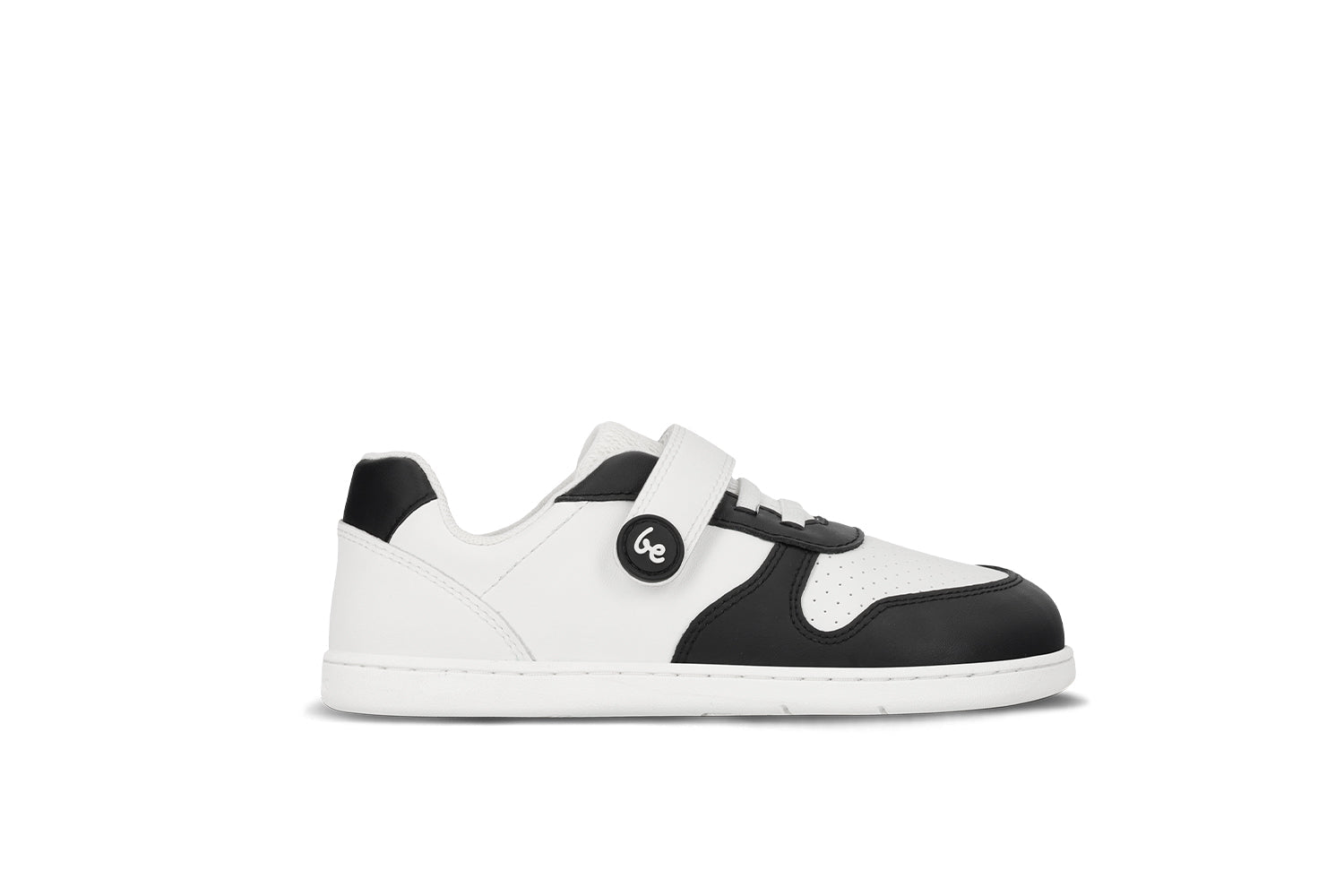 Kids barefoot sneakers Be Lenka Scoot Kids - White & Black - Barefoot Shoe Store