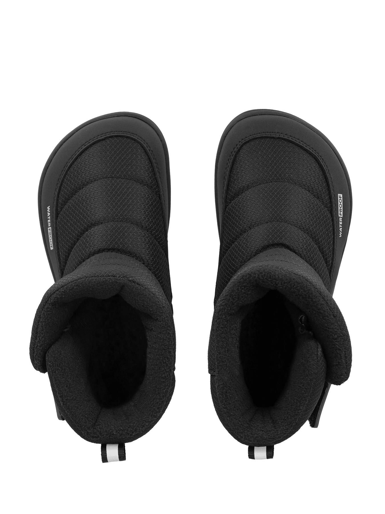 Kid's barefoot snow boots Be Lenka Ailo Junior - All Black - Barefoot Shoe Store