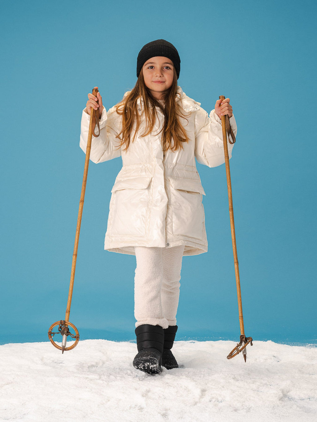 Kid's barefoot snow boots Be Lenka Ailo Kids - All Black - Barefoot Shoe Store