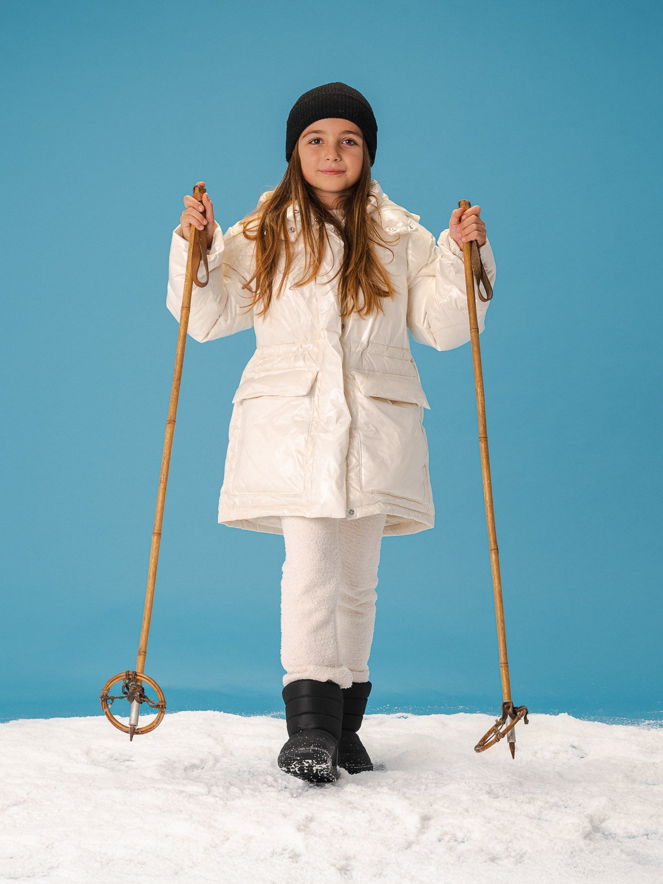Kid's barefoot snow boots Be Lenka Ailo Kids - All Black - Barefoot Shoe Store