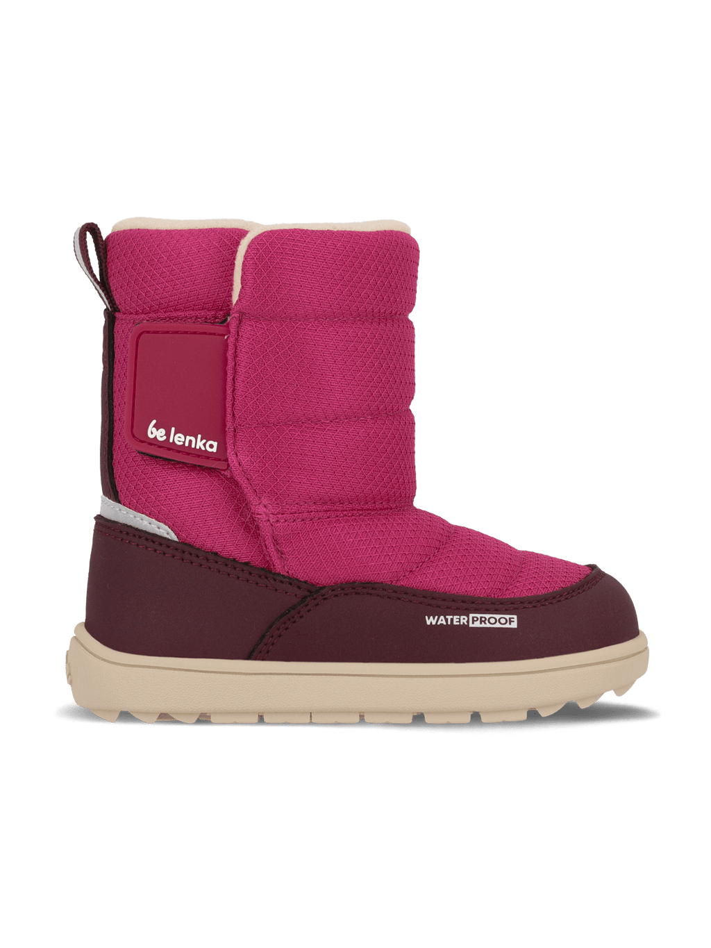 Kid's barefoot snow boots Be Lenka Ailo Preschool - Berry - Barefoot Shoe Store