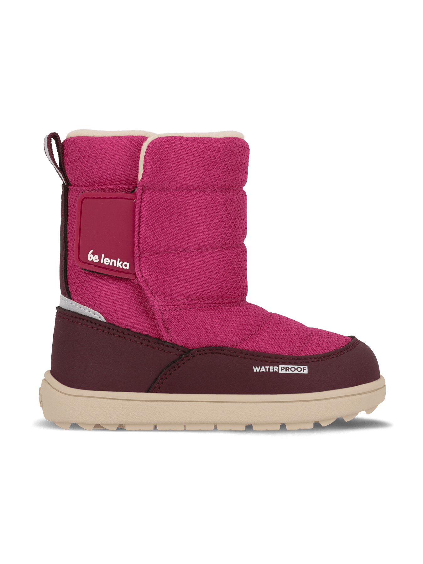 Kid's barefoot snow boots Be Lenka Ailo Preschool - Berry - Barefoot Shoe Store