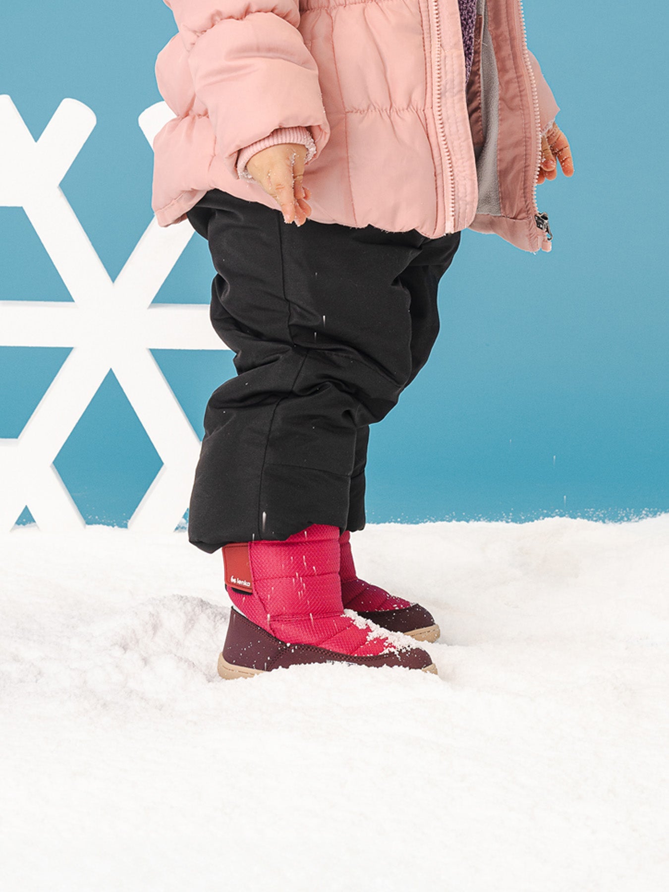 Kid's barefoot snow boots Be Lenka Ailo Preschool - Berry - Barefoot Shoe Store