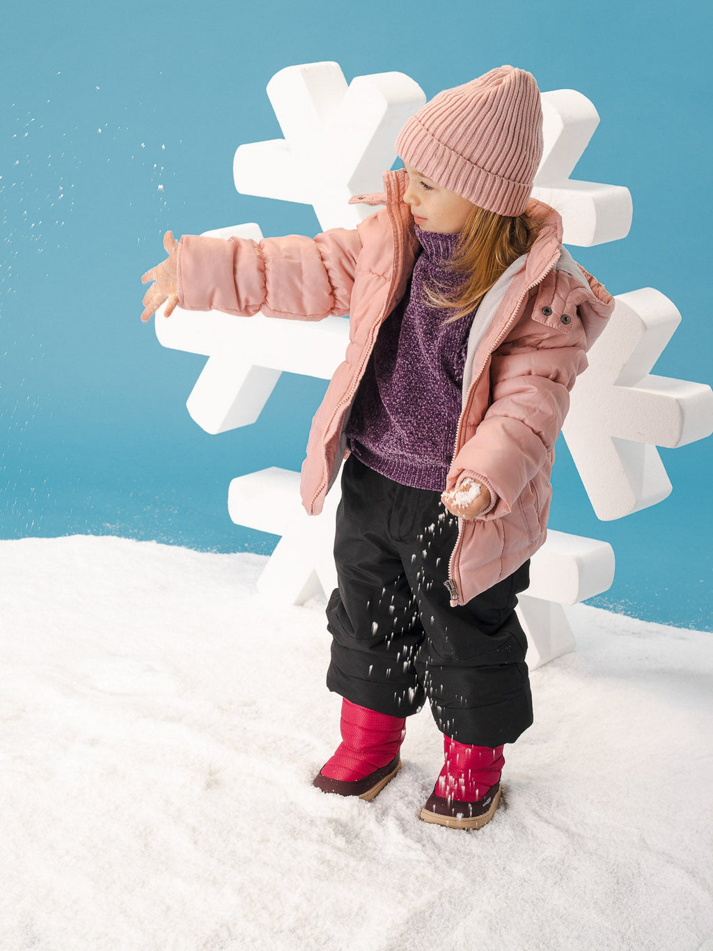 Kid's barefoot snow boots Be Lenka Ailo Preschool - Berry - Barefoot Shoe Store