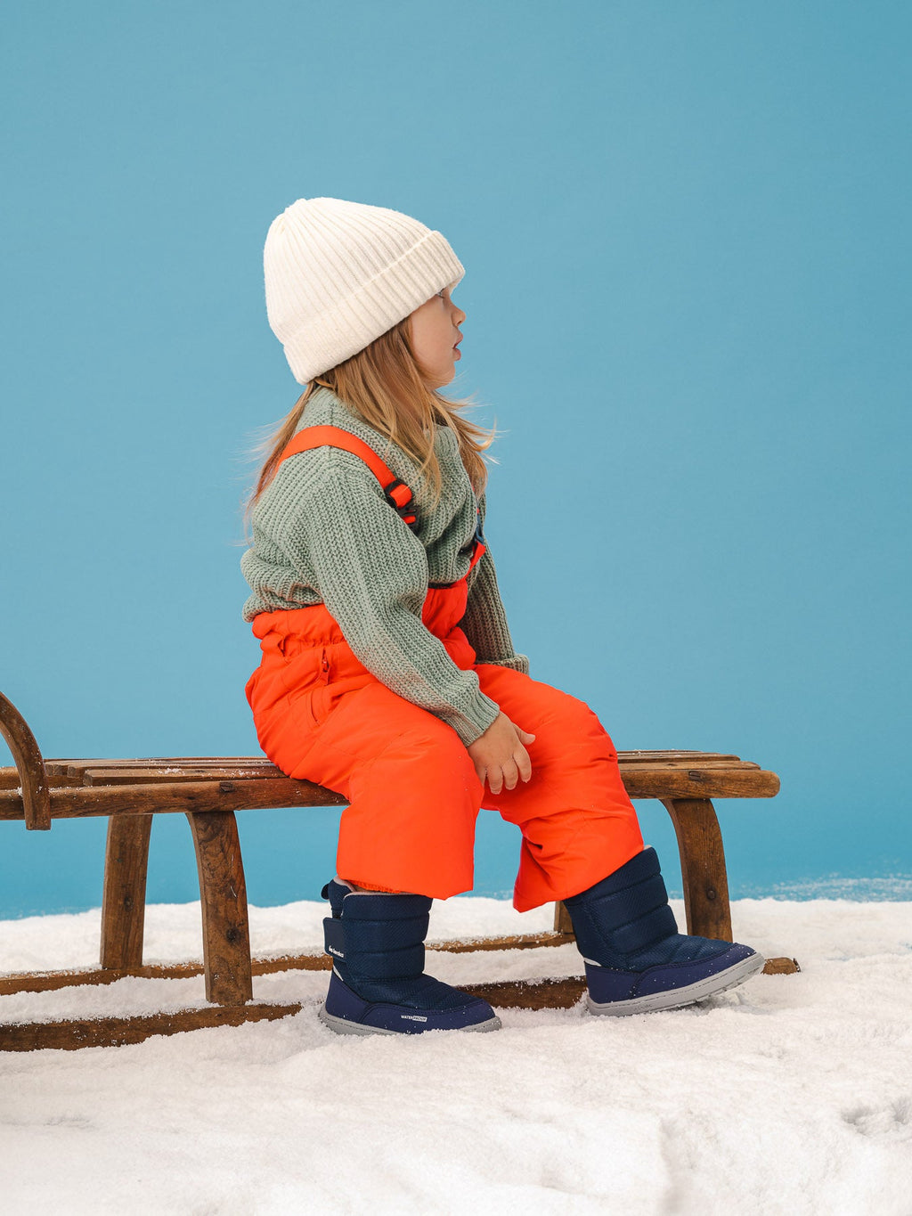 Kid's barefoot snow boots Be Lenka Ailo Preschool - Dark Blue - Barefoot Shoe Store