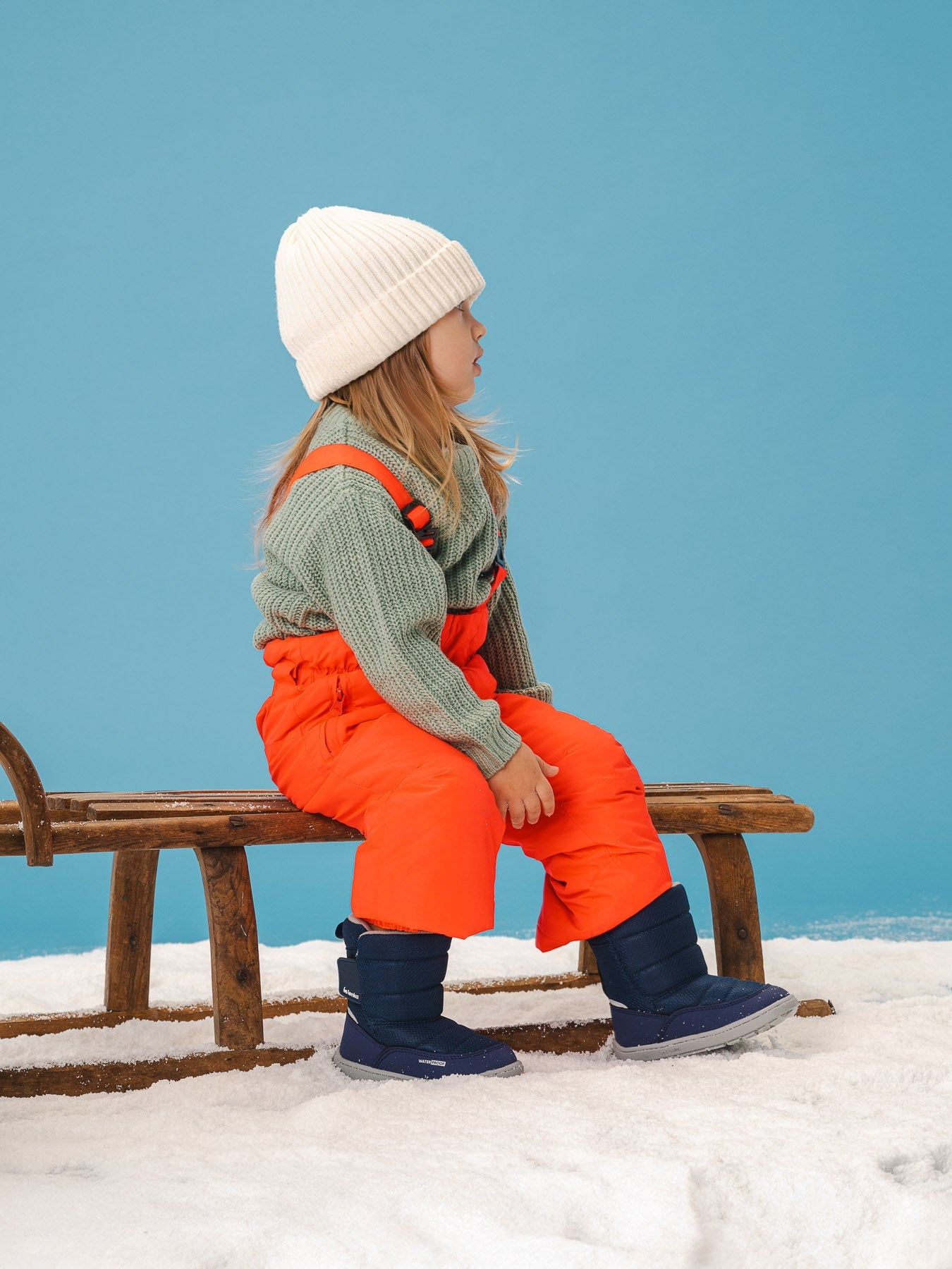 Kid's barefoot snow boots Be Lenka Ailo Preschool - Dark Blue - Barefoot Shoe Store