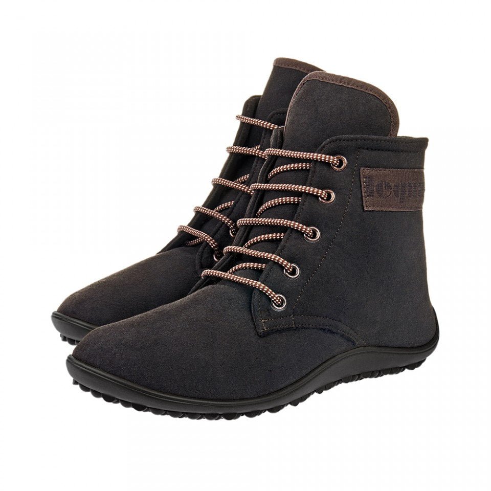 leguano chester: dunkelbraun 46 + 42 - Barefoot Shoe Store