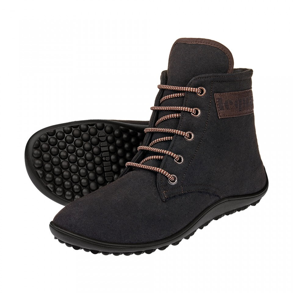 leguano chester: dunkelbraun 46 + 42 - Barefoot Shoe Store
