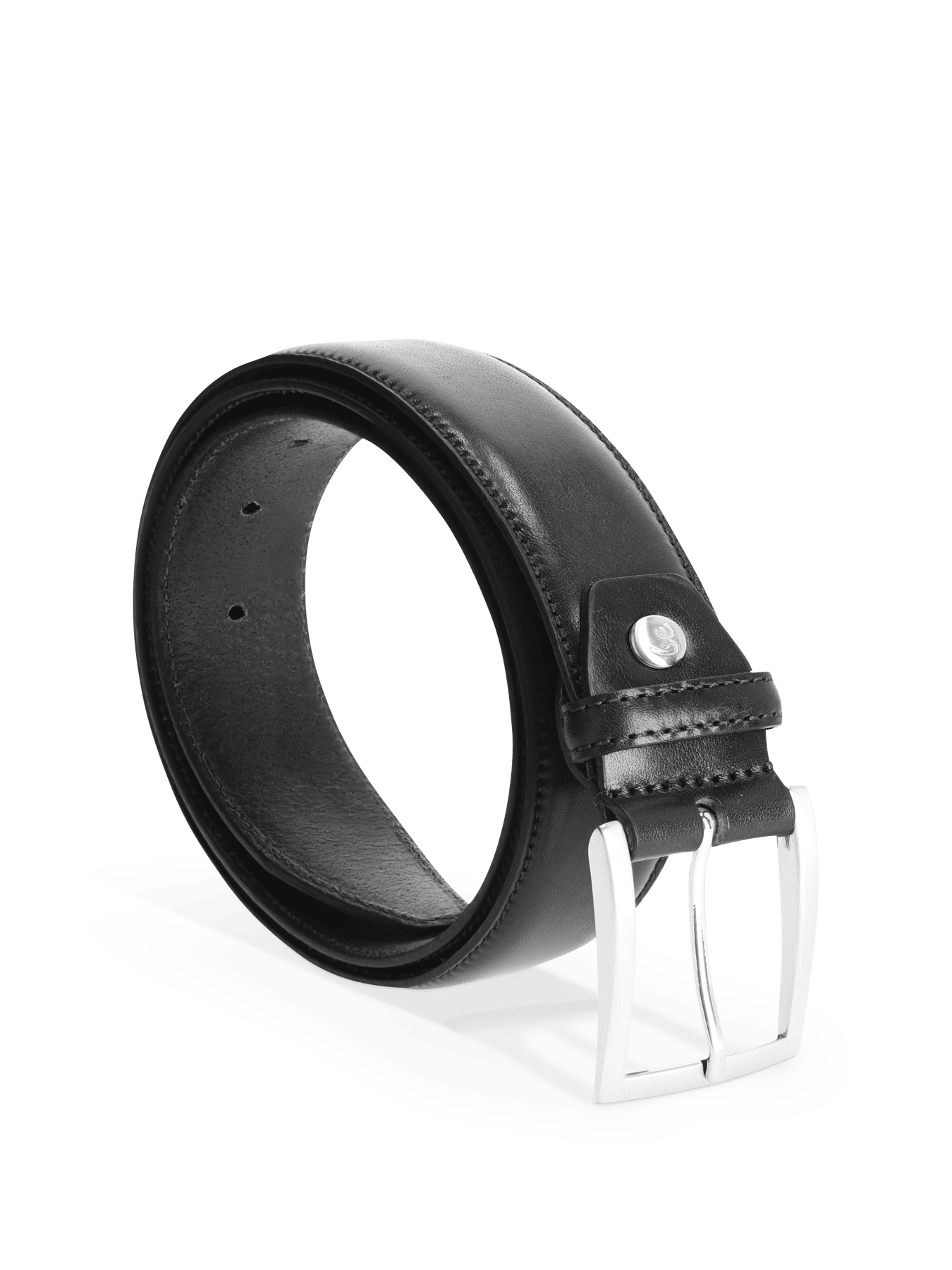 Men’s Belt Be Lenka Essentials - Leather Black - Barefoot Shoe Store