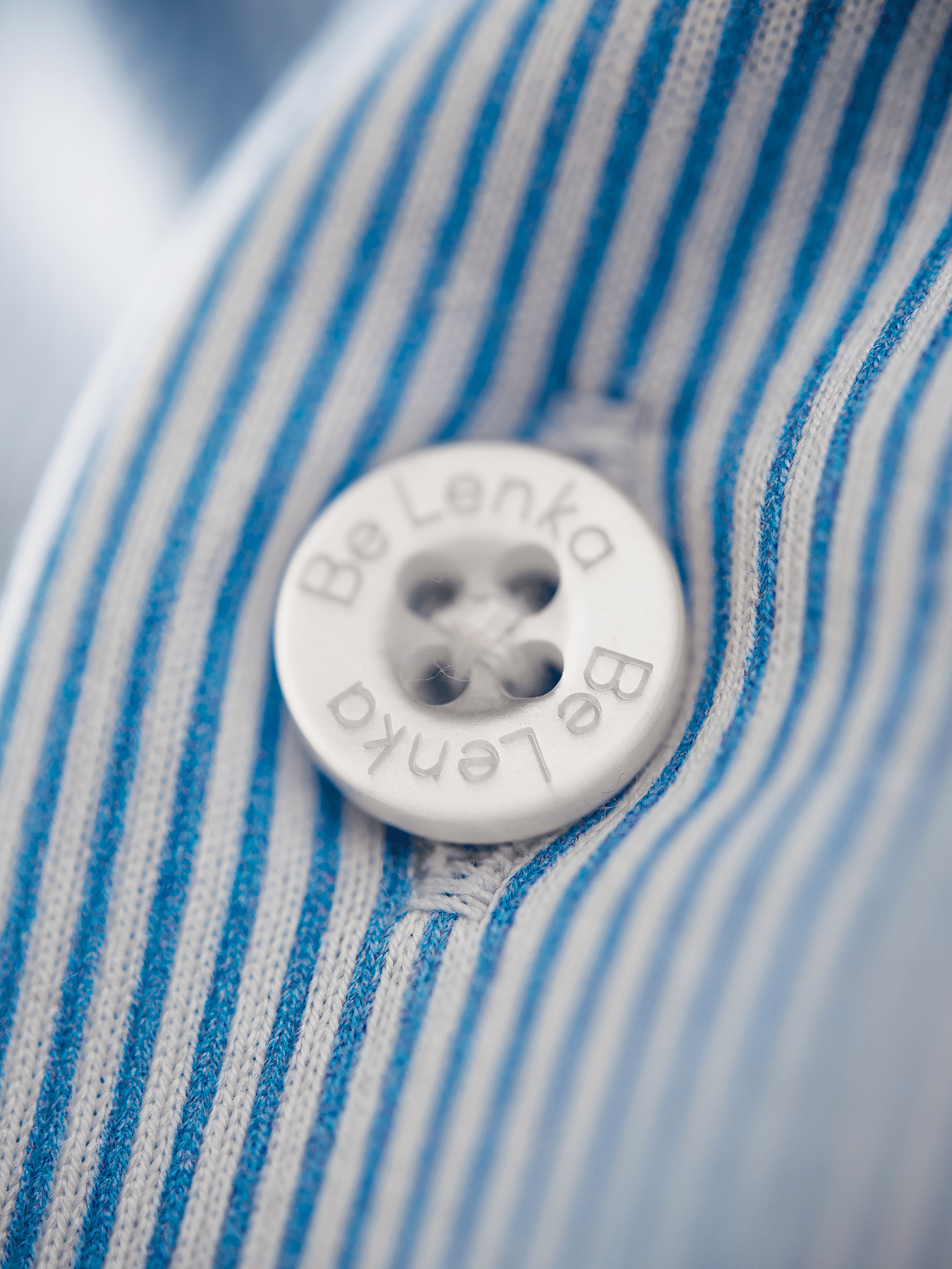 Men’s Shirt Regular Be Lenka Essentials - Blue and White - Barefoot Shoe Store